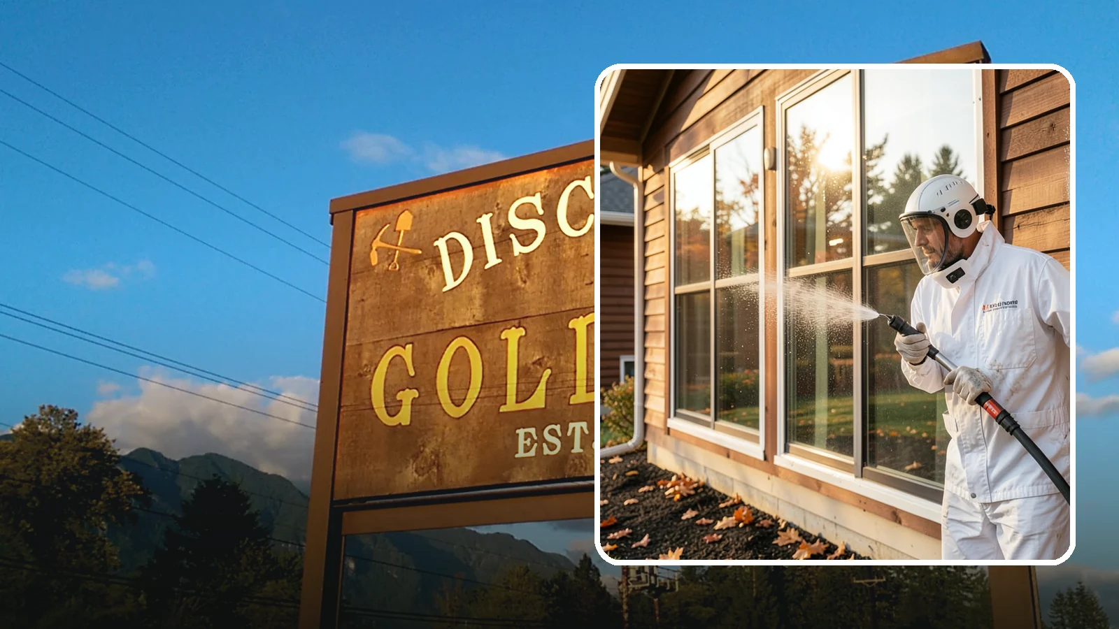 Glass Restoration Cleaning in Gold Bar, Snohomish County, WA - Intensive restoration for neglected glass, lifting layered mineral buildup and staining that ordinary washing can't remove.