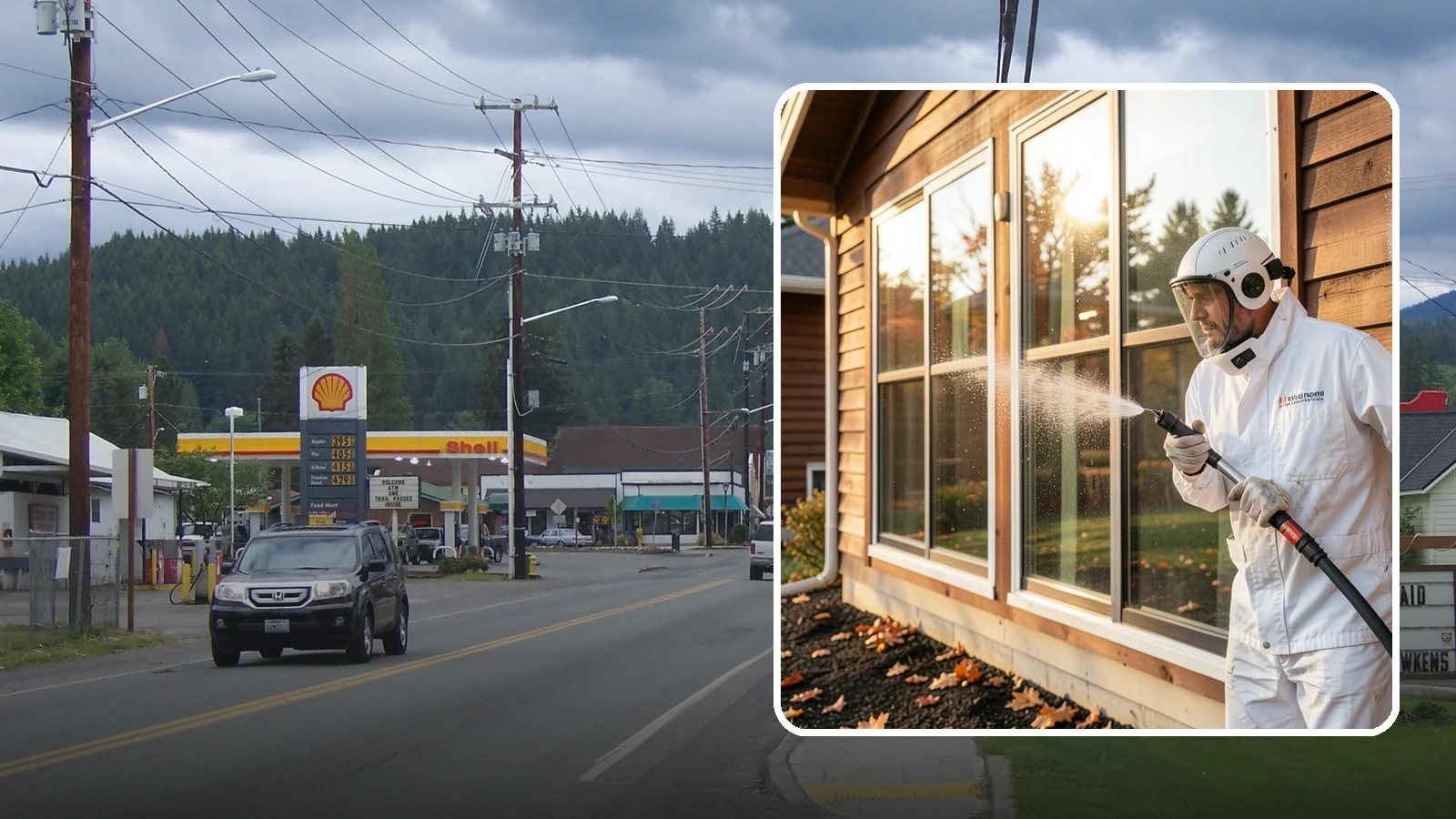 Glass Restoration Cleaning in Granite Falls, Snohomish County, WA - Intensive restoration for neglected glass, lifting layered mineral buildup and staining that ordinary washing can't remove.