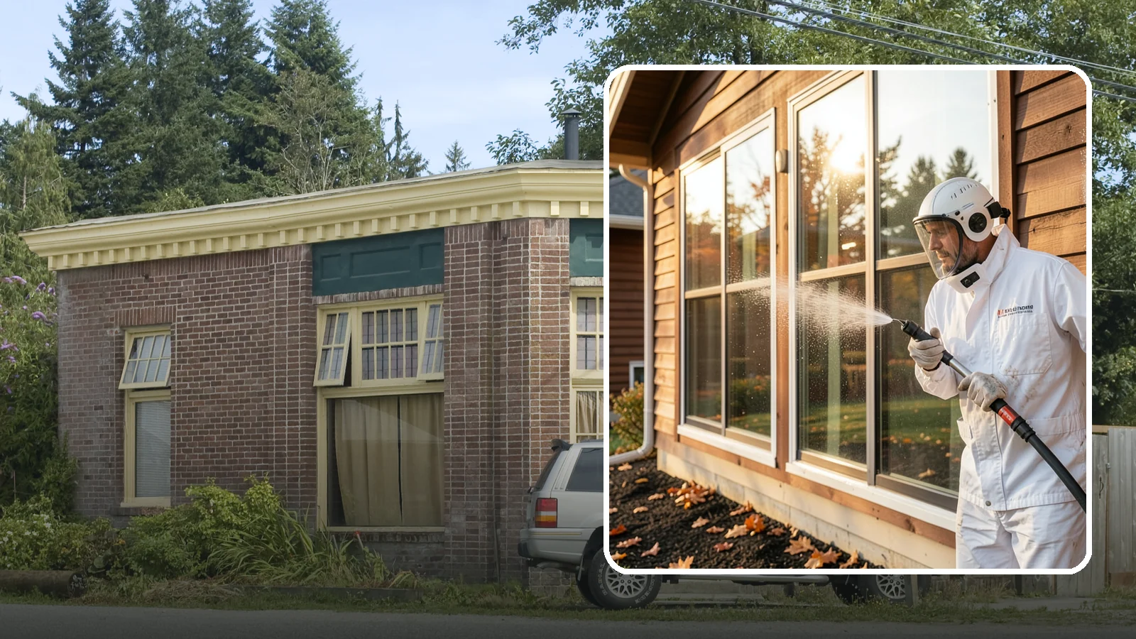 Glass Restoration Cleaning in Hamilton, Skagit County, WA - Intensive restoration for neglected glass, lifting layered mineral buildup and staining that ordinary washing can't remove.
