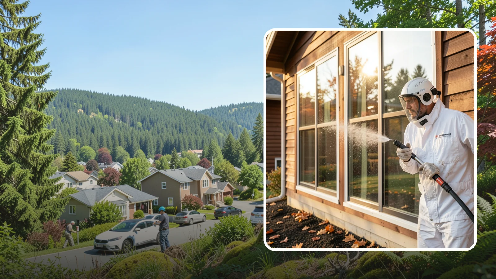 Glass Restoration Cleaning in Index, Snohomish County, WA - Intensive restoration for neglected glass, lifting layered mineral buildup and staining that ordinary washing can't remove.