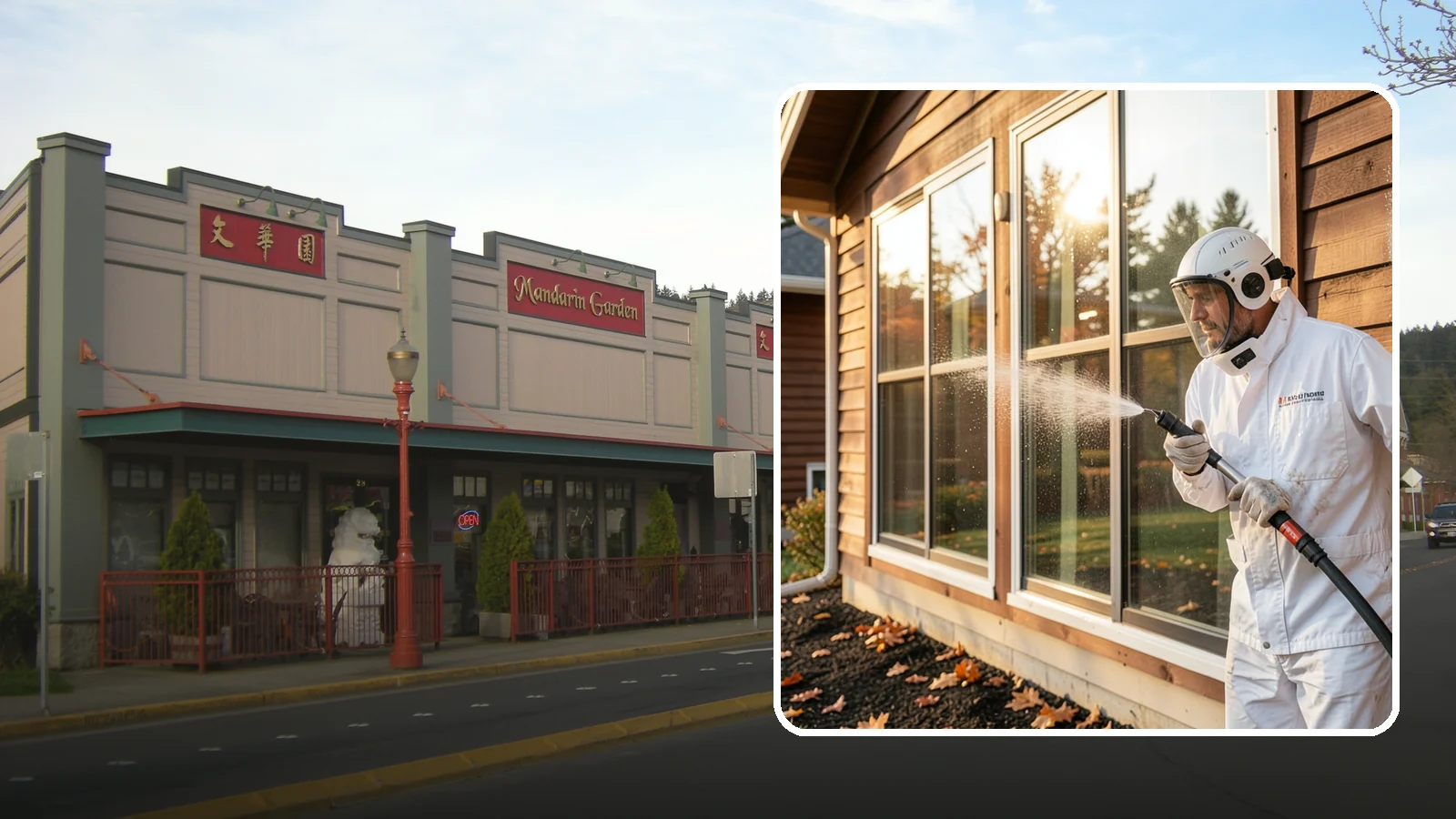 Glass Restoration Cleaning in Issaquah, King County, WA - Intensive restoration for neglected glass, lifting layered mineral buildup and staining that ordinary washing can't remove.