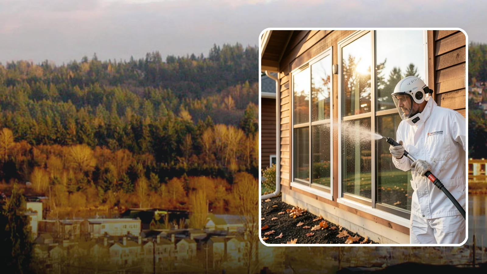 Glass Restoration Cleaning in Kenmore, King County, WA - Intensive restoration for neglected glass, lifting layered mineral buildup and staining that ordinary washing can't remove.