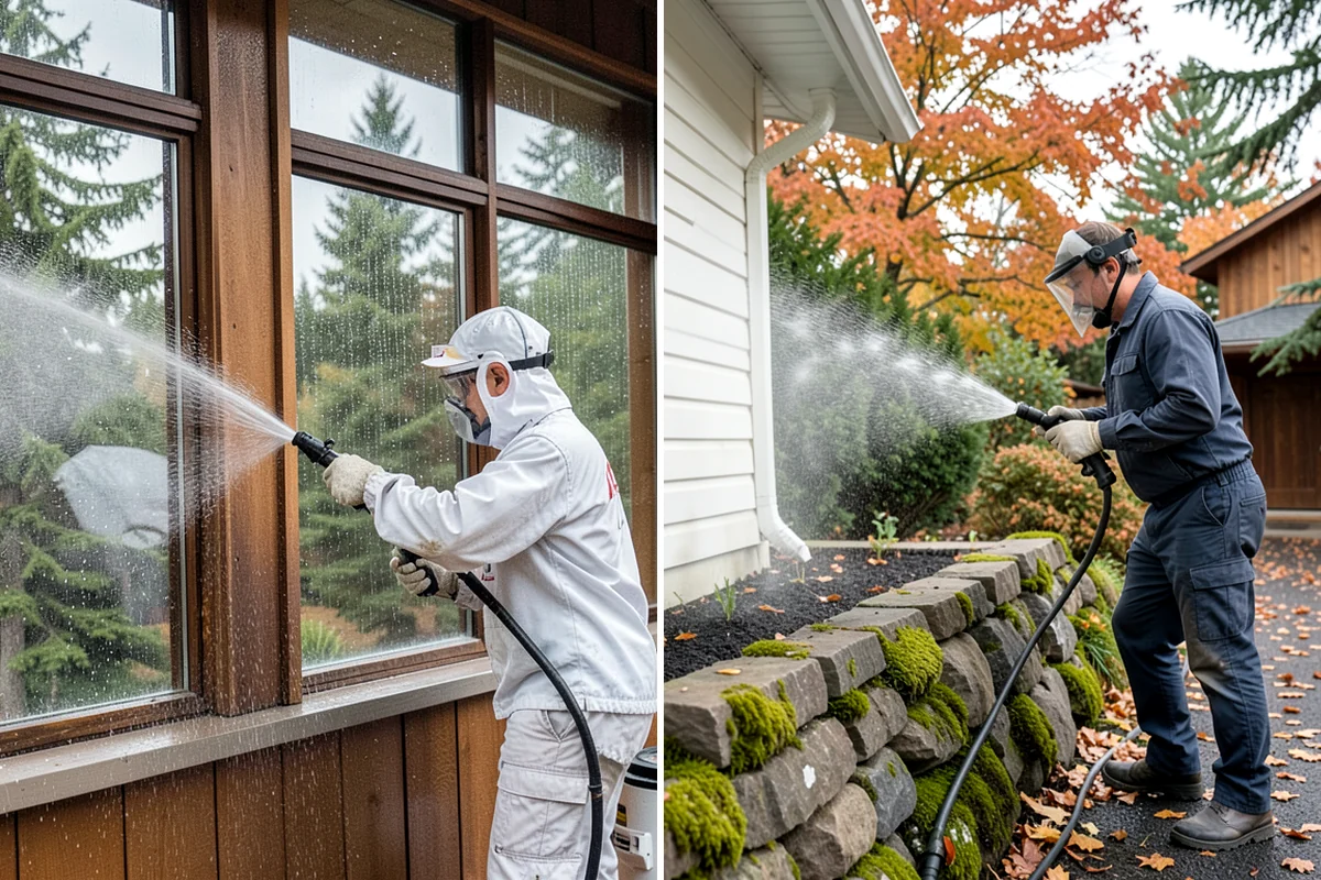Glass Restoration Cleaning in Kenmore, King County, WA - Evaluate the type and depth of the staining