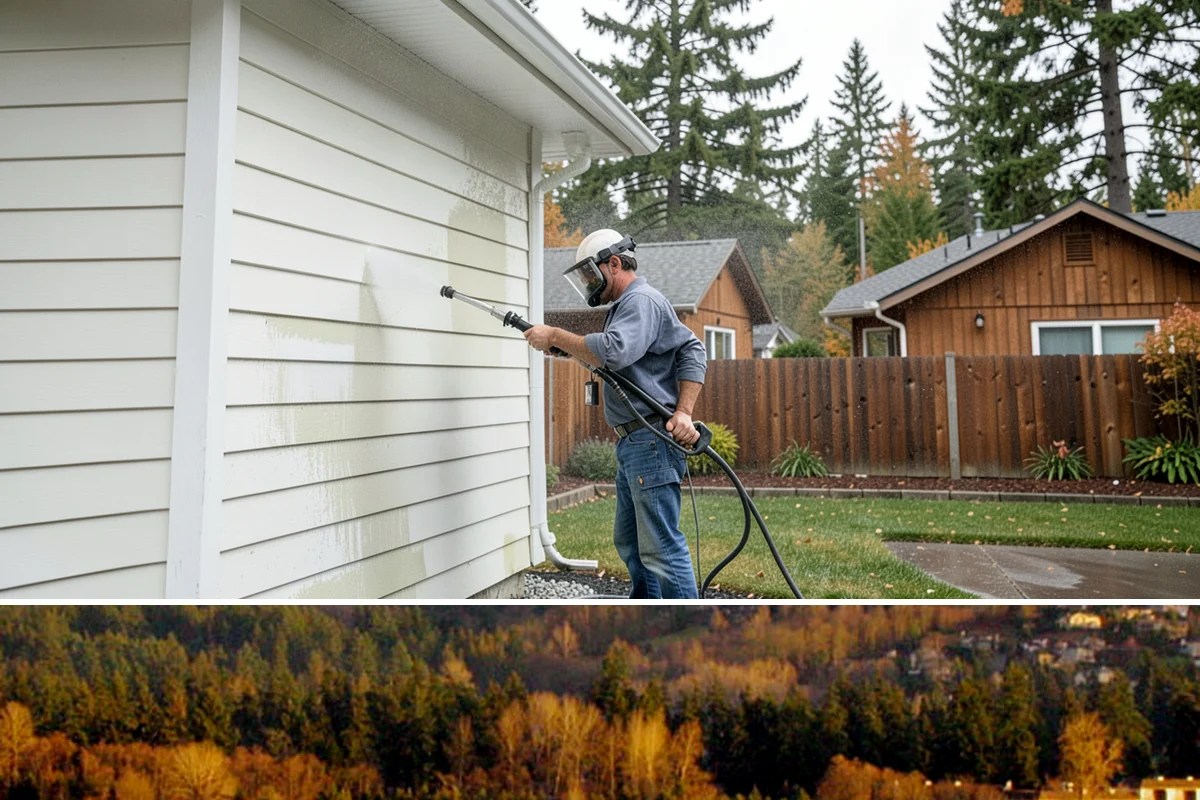Glass Restoration Cleaning in Kenmore, King County, WA - Restoration can be done year-round, though drier weather helps products dwell and rinse cleanly.