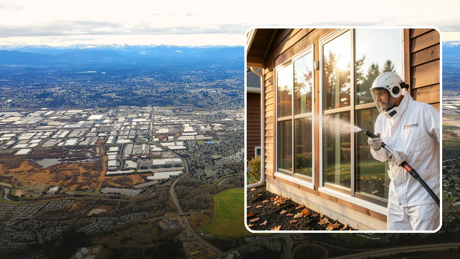 Glass Restoration Cleaning in Kent, King County, WA - Intensive restoration for neglected glass, lifting layered mineral buildup and staining that ordinary washing can't remove.