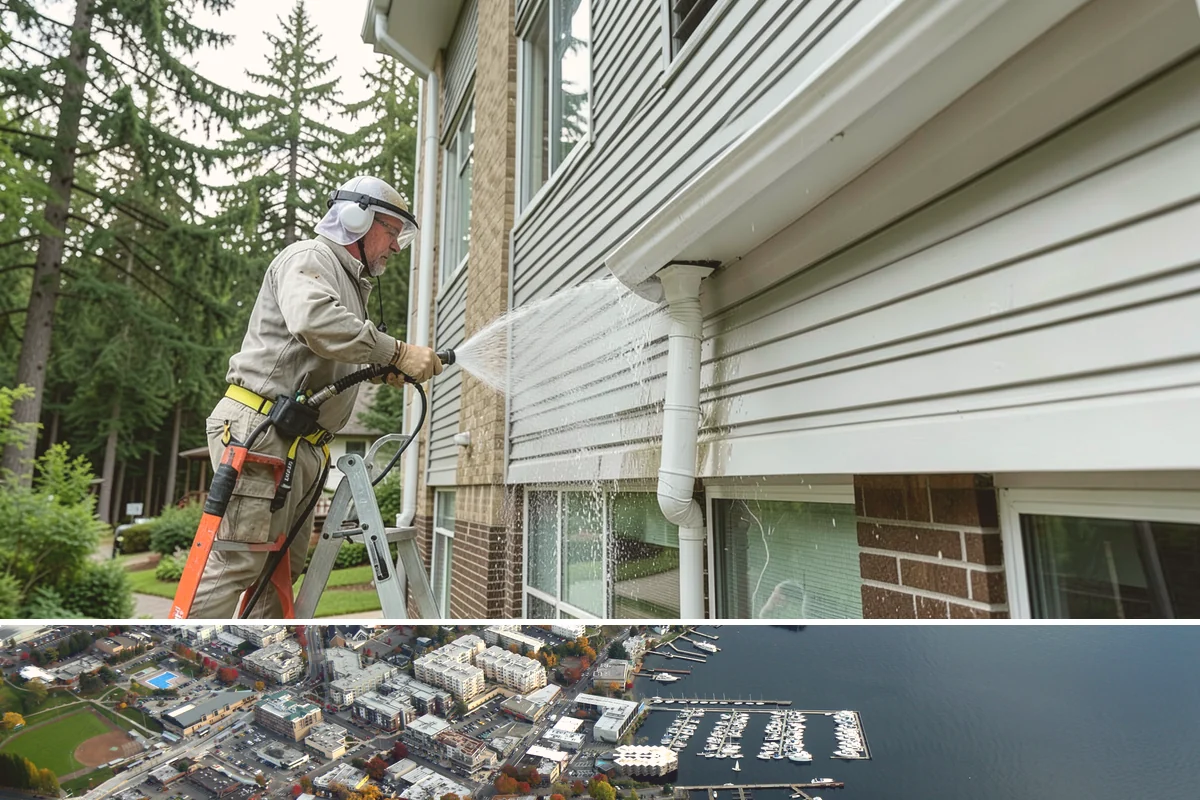 Glass Restoration Cleaning in Kirkland, King County, WA - Restoration can be done year-round, though drier weather helps products dwell and rinse cleanly.