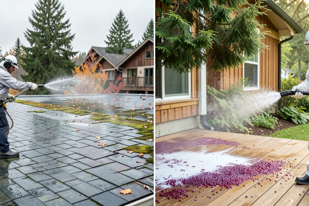 Glass Restoration Cleaning in Lake Forest Park, King County, WA - Evaluate the type and depth of the staining