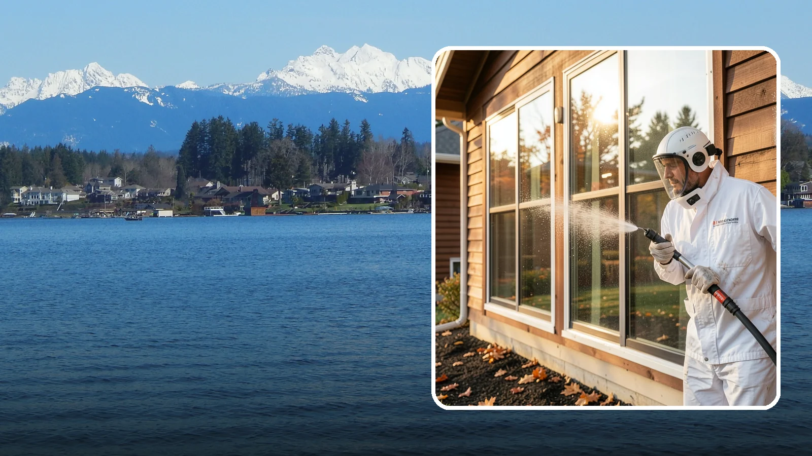 Glass Restoration Cleaning in Lake Stevens, Snohomish County, WA - Intensive restoration for neglected glass, lifting layered mineral buildup and staining that ordinary washing can't remove.