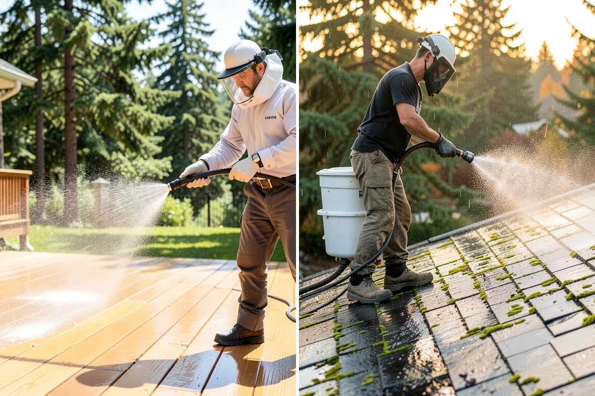 Glass Restoration Cleaning in Lakewood, Pierce County, WA - Evaluate the type and depth of the staining
