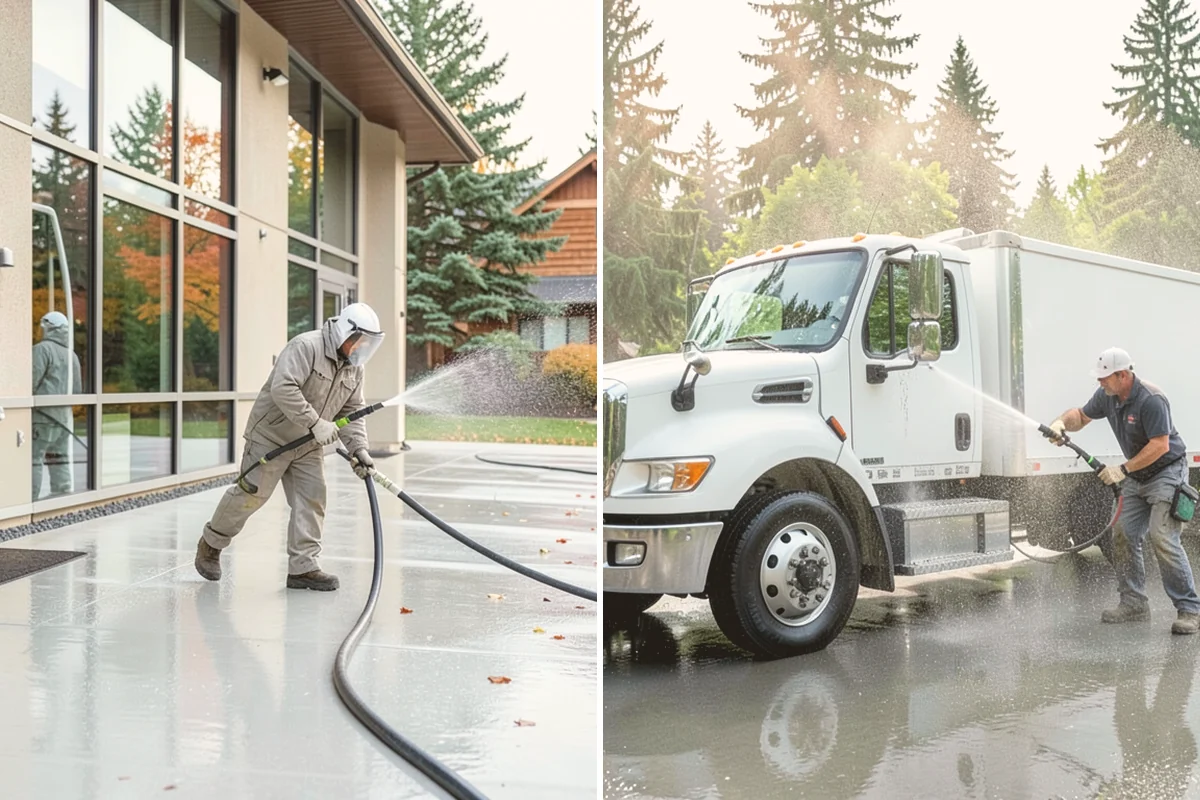 Glass Restoration Cleaning in Langley, Island County, WA - Evaluate the type and depth of the staining