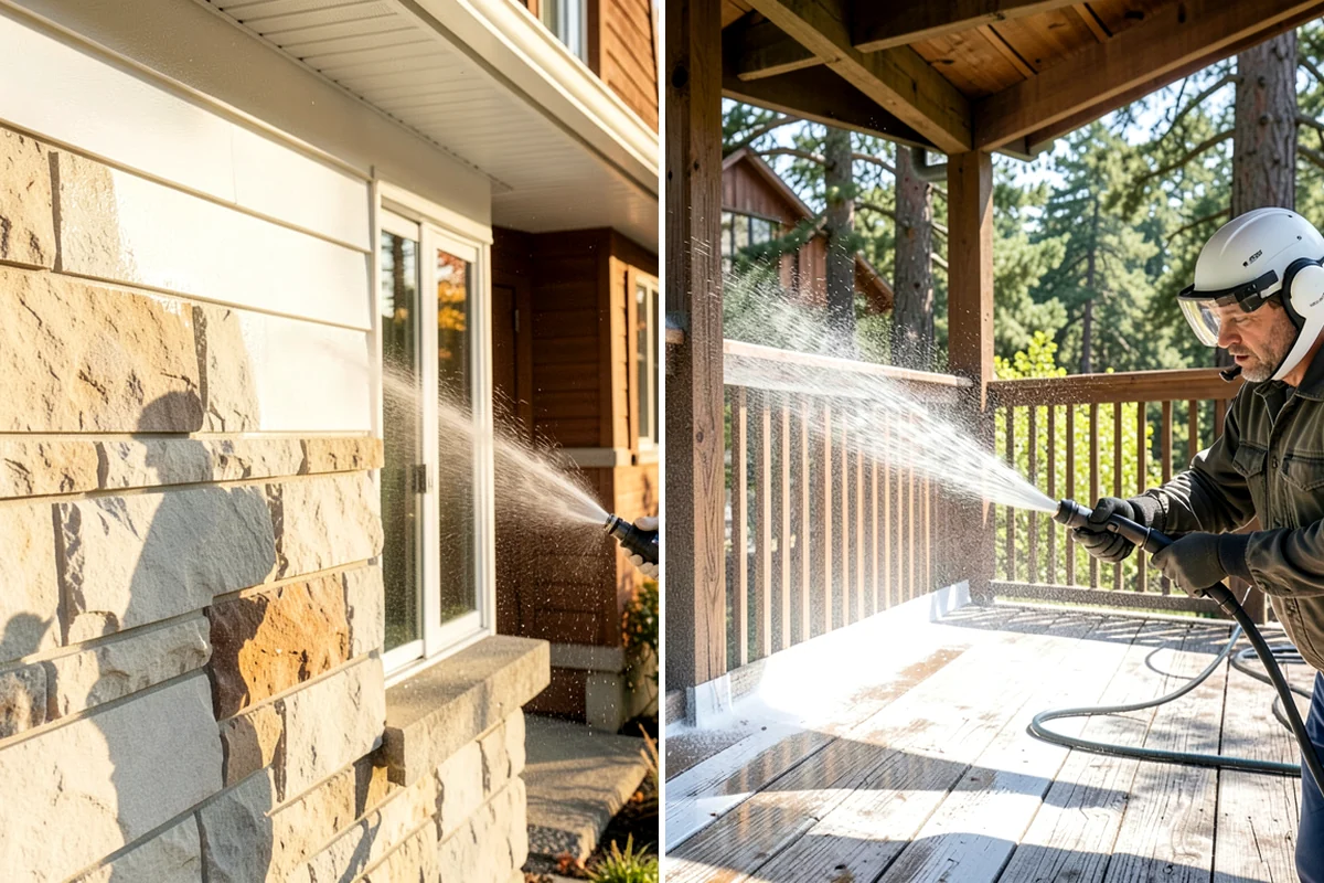 Glass Restoration Cleaning in Maple Valley, King County, WA - Evaluate the type and depth of the staining