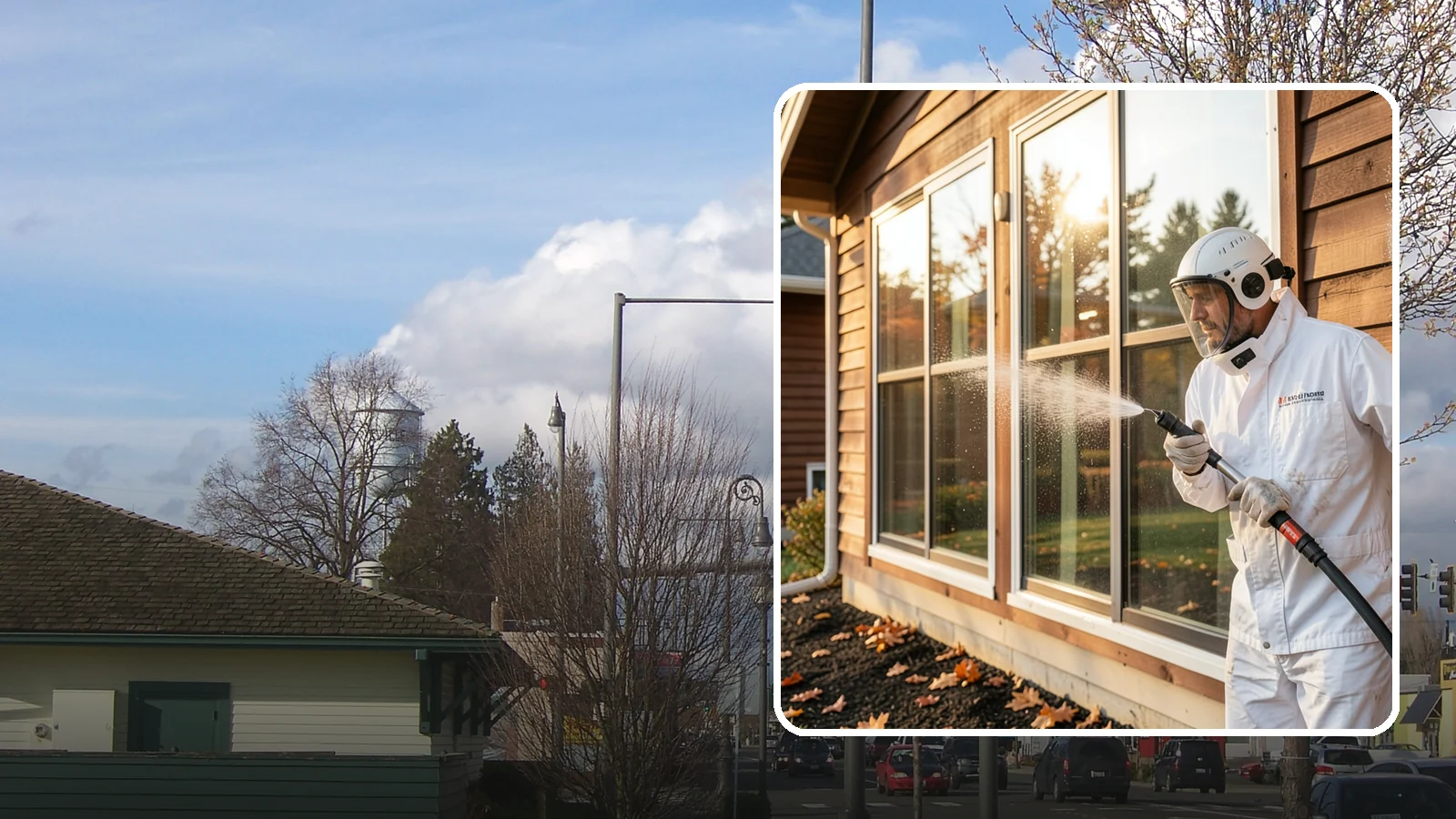 Glass Restoration Cleaning in Marysville, Snohomish County, WA - Intensive restoration for neglected glass, lifting layered mineral buildup and staining that ordinary washing can't remove.