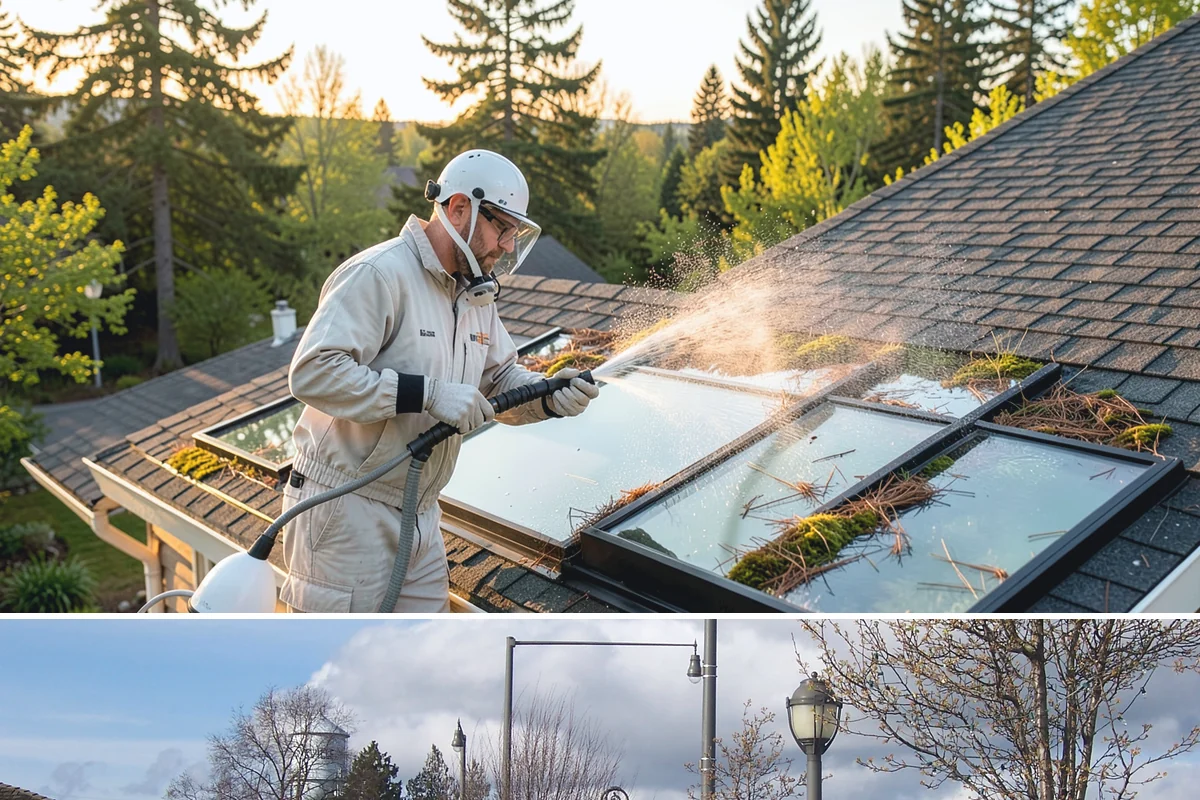 Glass Restoration Cleaning in Marysville, Snohomish County, WA - Restoration can be done year-round, though drier weather helps products dwell and rinse cleanly.