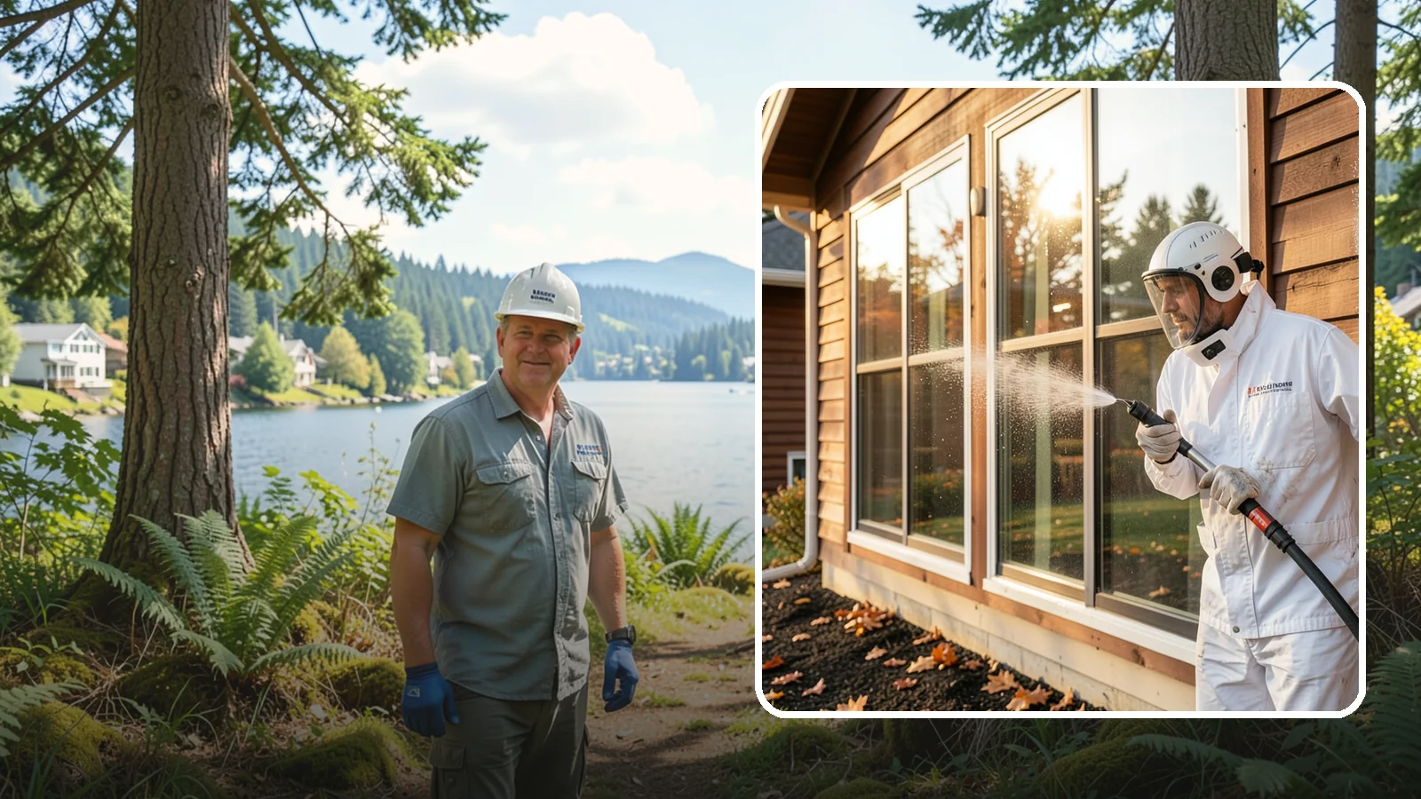 Glass Restoration Cleaning in Milton, King County, WA - Intensive restoration for neglected glass, lifting layered mineral buildup and staining that ordinary washing can't remove.