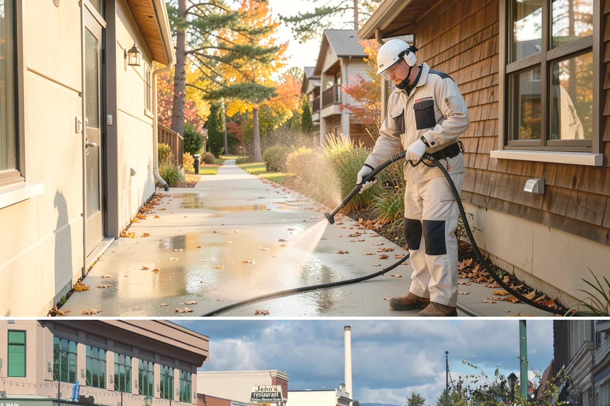 Glass Restoration Cleaning in Monroe, Snohomish County, WA - Restoration can be done year-round, though drier weather helps products dwell and rinse cleanly.