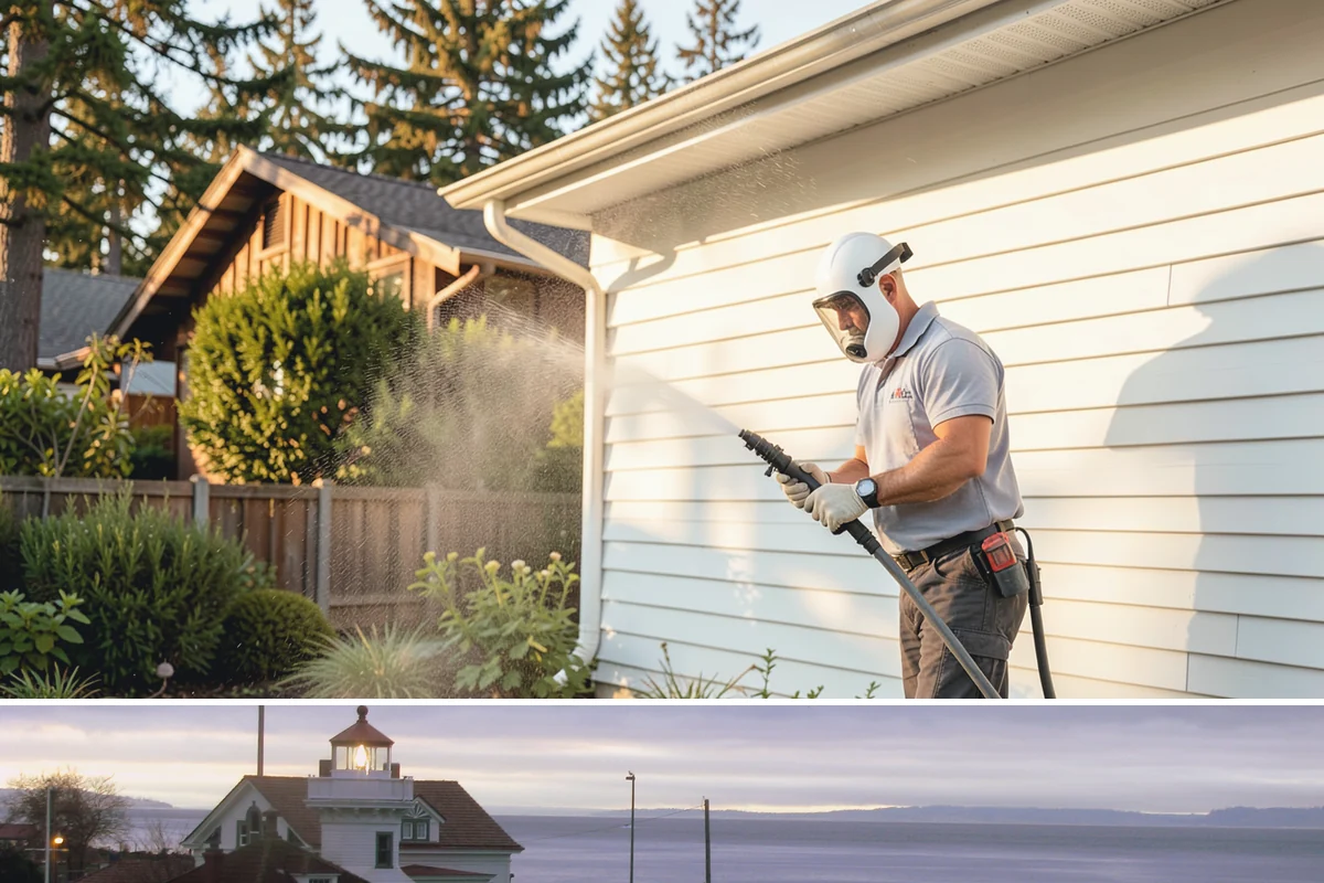 Glass Restoration Cleaning in Mukilteo, Snohomish County, WA - Restoration can be done year-round, though drier weather helps products dwell and rinse cleanly.