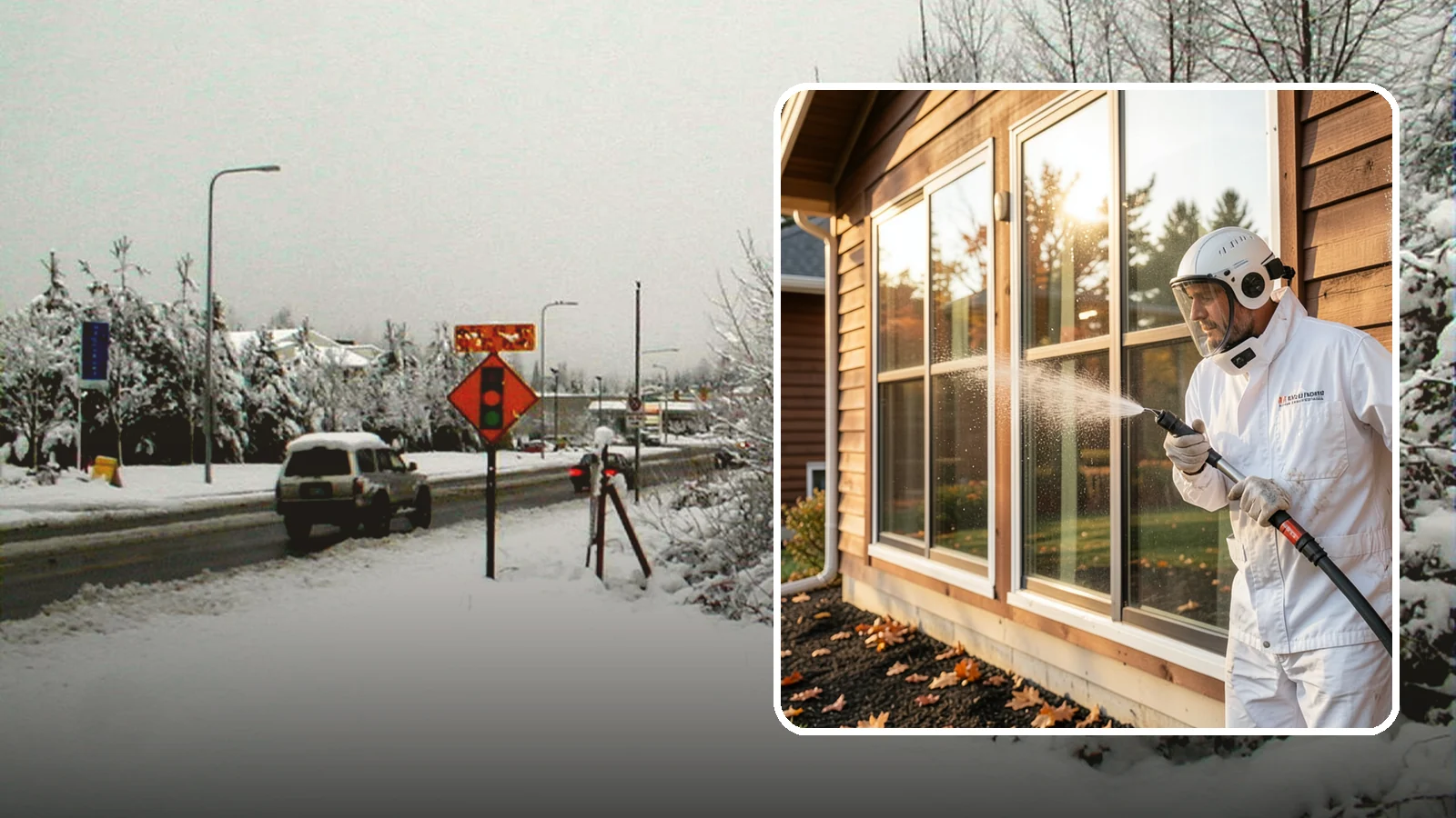 Glass Restoration Cleaning in Newcastle, King County, WA - Intensive restoration for neglected glass, lifting layered mineral buildup and staining that ordinary washing can't remove.