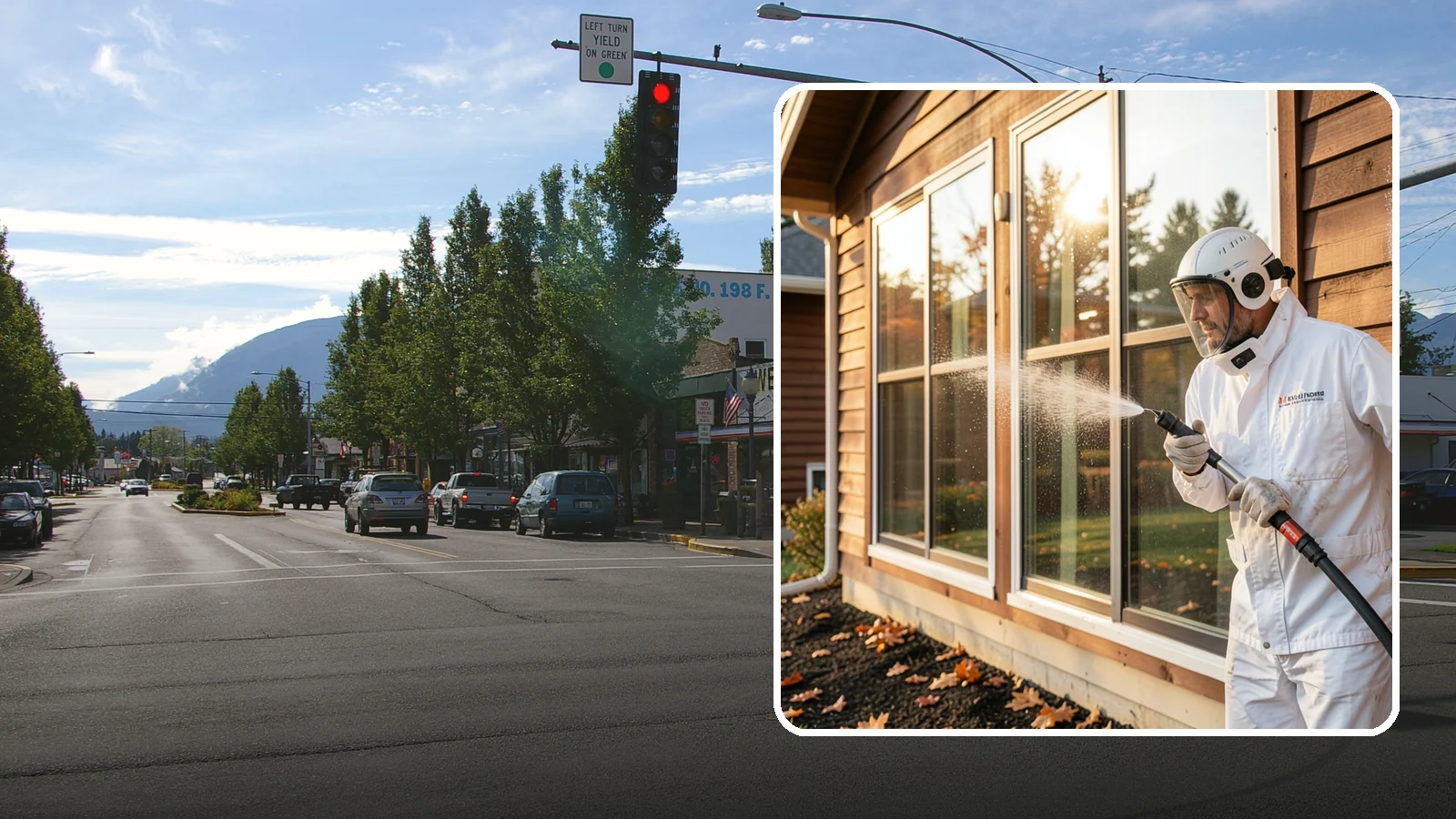 Glass Restoration Cleaning in North Bend, King County, WA - Intensive restoration for neglected glass, lifting layered mineral buildup and staining that ordinary washing can't remove.