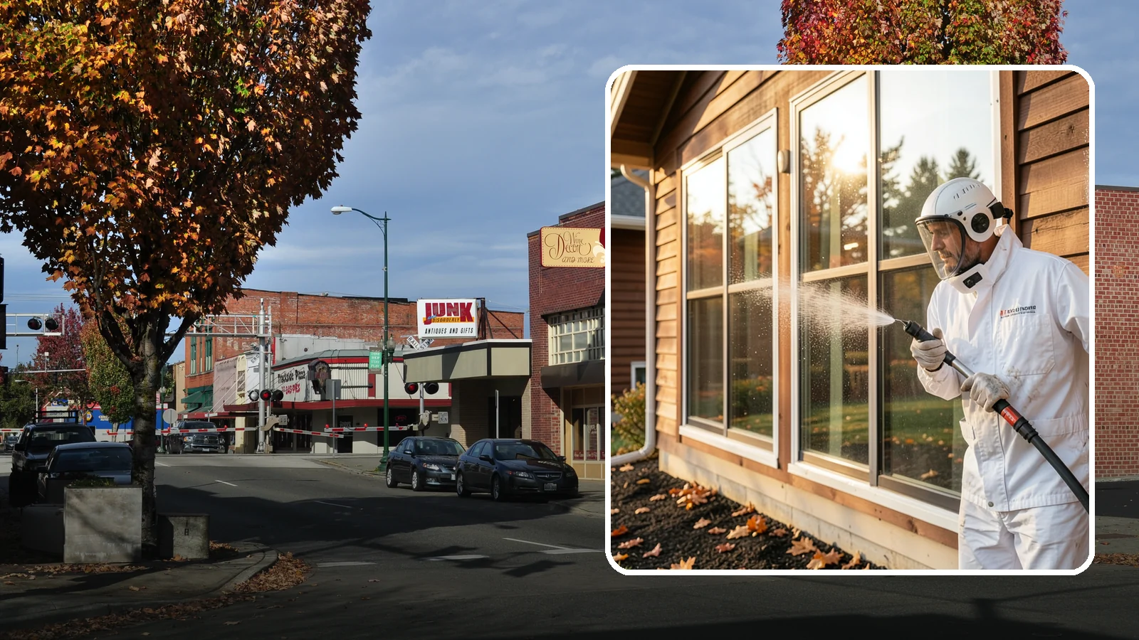 Glass Restoration Cleaning in Puyallup, Pierce County, WA - Intensive restoration for neglected glass, lifting layered mineral buildup and staining that ordinary washing can't remove.