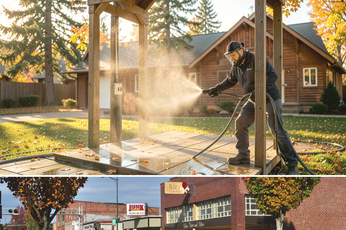 Glass Restoration Cleaning in Puyallup, Pierce County, WA - Restoration can be done year-round, though drier weather helps products dwell and rinse cleanly.