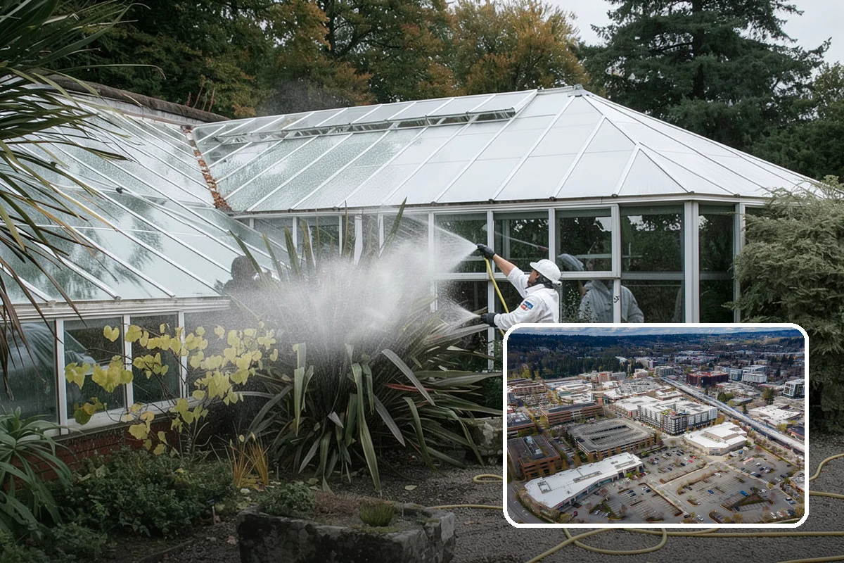Glass Restoration Cleaning in Redmond, King County, WA - Lifts layered mineral buildup ordinary washing leaves