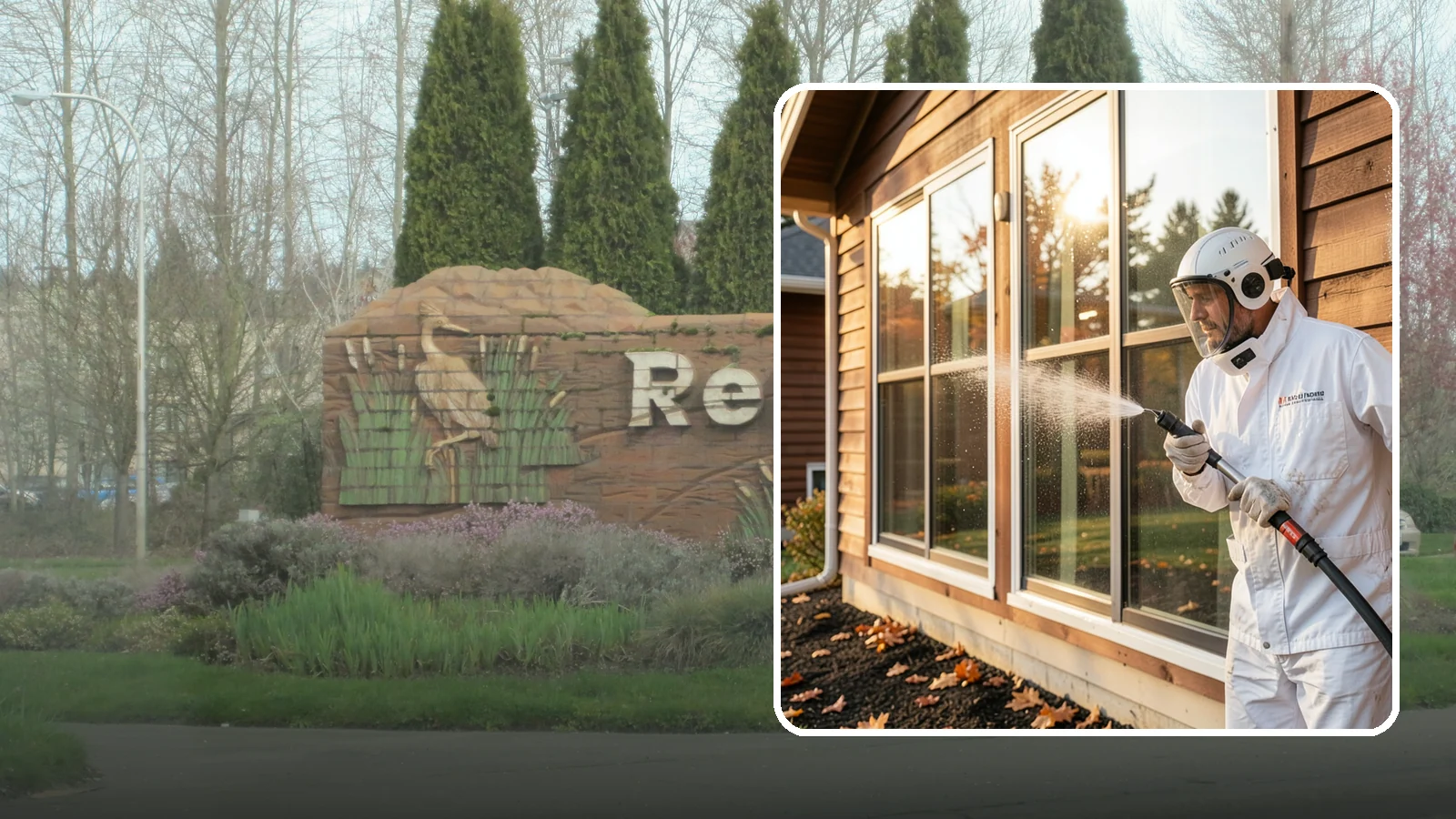Glass Restoration Cleaning in Renton, King County, WA - Intensive restoration for neglected glass, lifting layered mineral buildup and staining that ordinary washing can't remove.