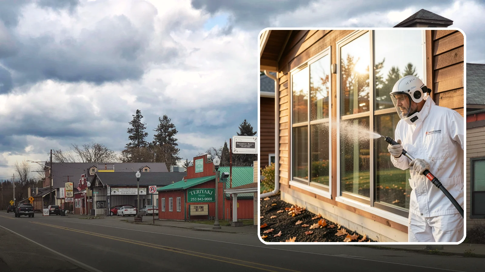 Glass Restoration Cleaning in Roy, Pierce County, WA - Intensive restoration for neglected glass, lifting layered mineral buildup and staining that ordinary washing can't remove.