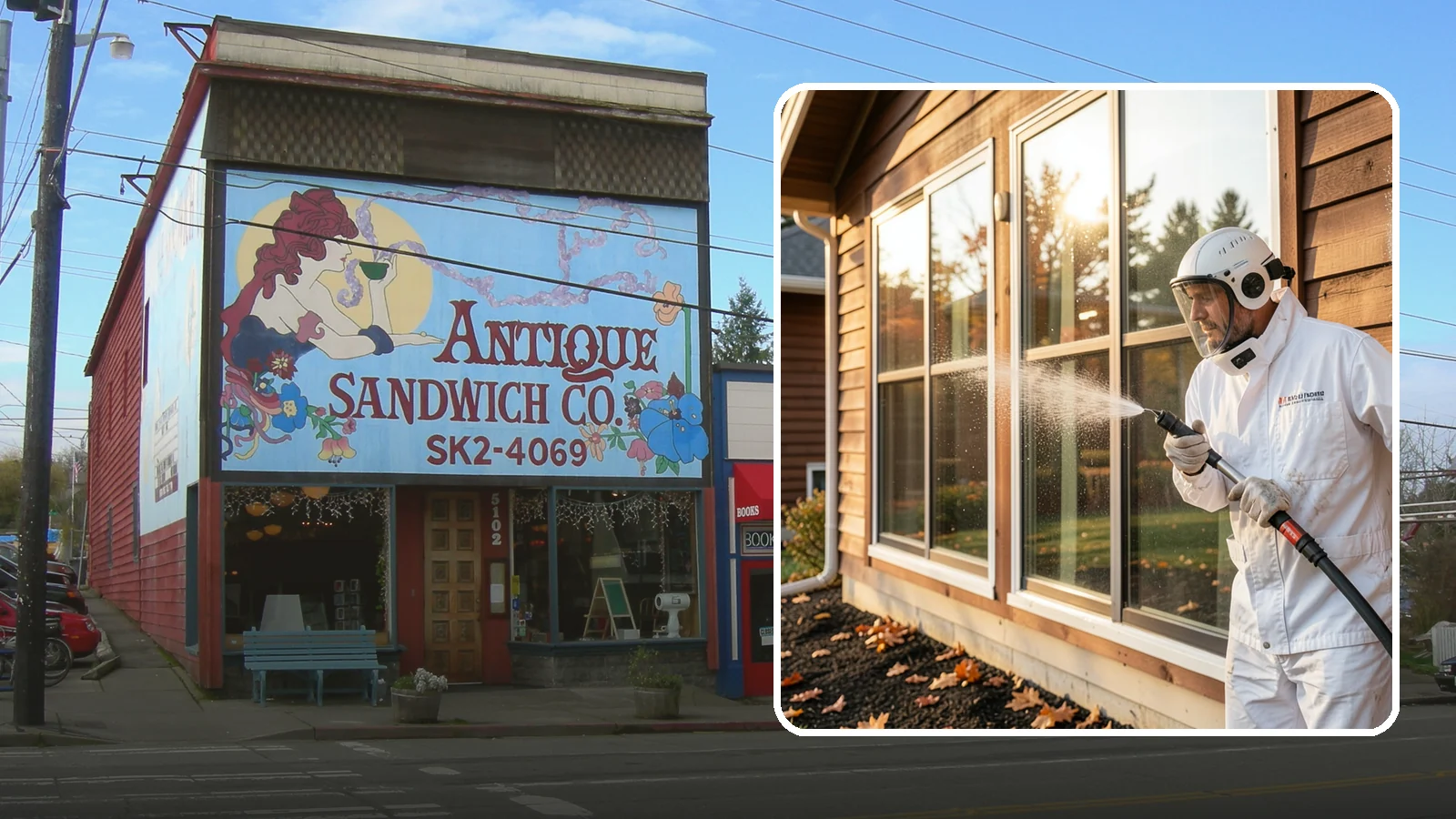 Glass Restoration Cleaning in Ruston, Pierce County, WA - Intensive restoration for neglected glass, lifting layered mineral buildup and staining that ordinary washing can't remove.