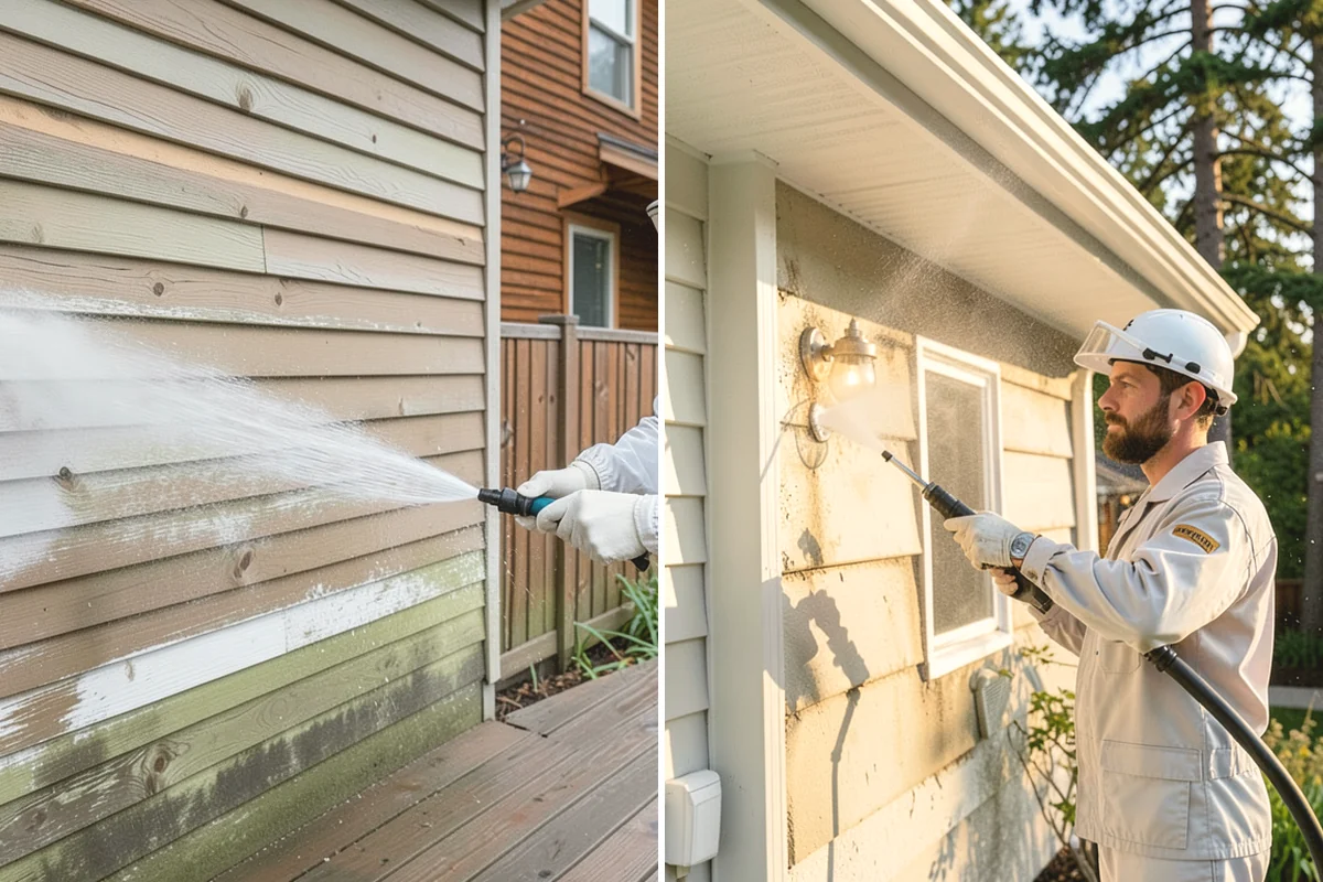 Glass Restoration Cleaning in Ruston, Pierce County, WA - Evaluate the type and depth of the staining