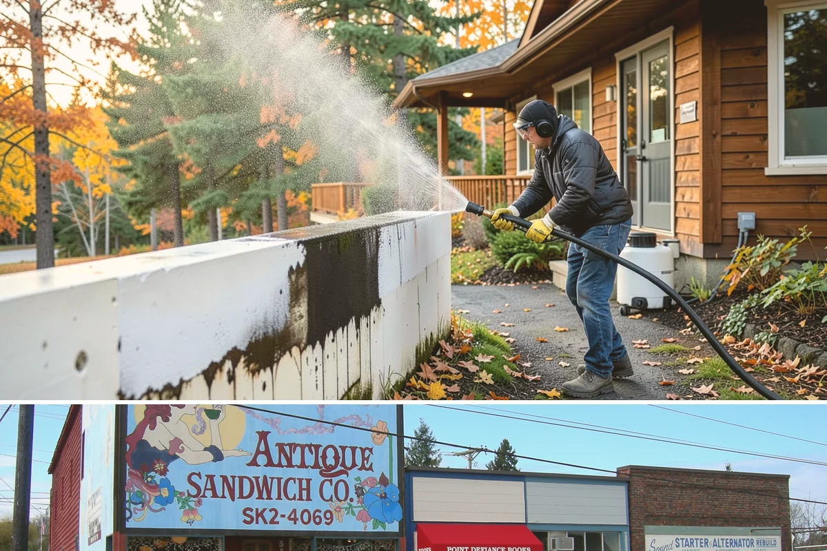 Glass Restoration Cleaning in Ruston, Pierce County, WA - Restoration can be done year-round, though drier weather helps products dwell and rinse cleanly.