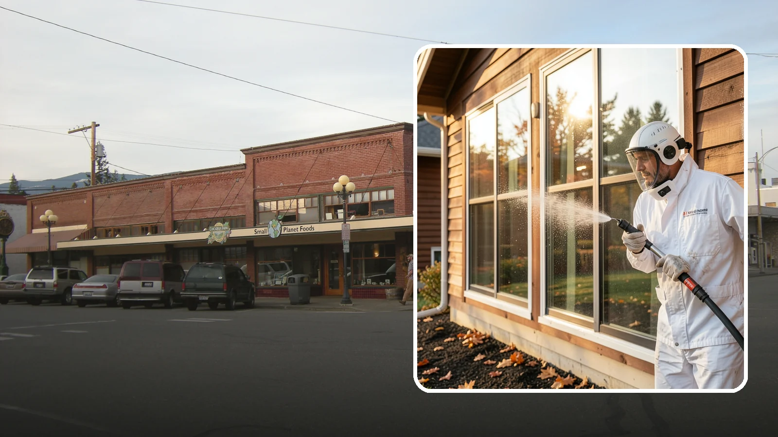 Glass Restoration Cleaning in Sedro-Woolley, Skagit County, WA - Intensive restoration for neglected glass, lifting layered mineral buildup and staining that ordinary washing can't remove.