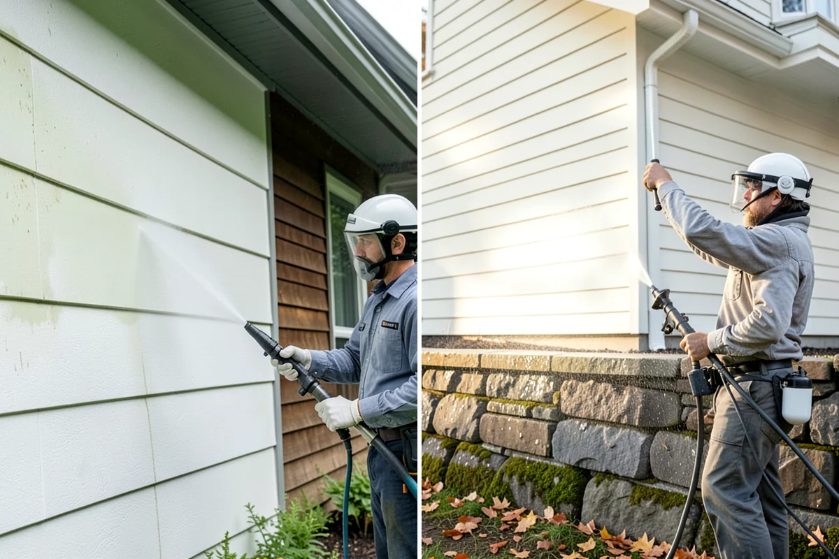 Glass Restoration Cleaning in Snoqualmie, King County, WA - Evaluate the type and depth of the staining