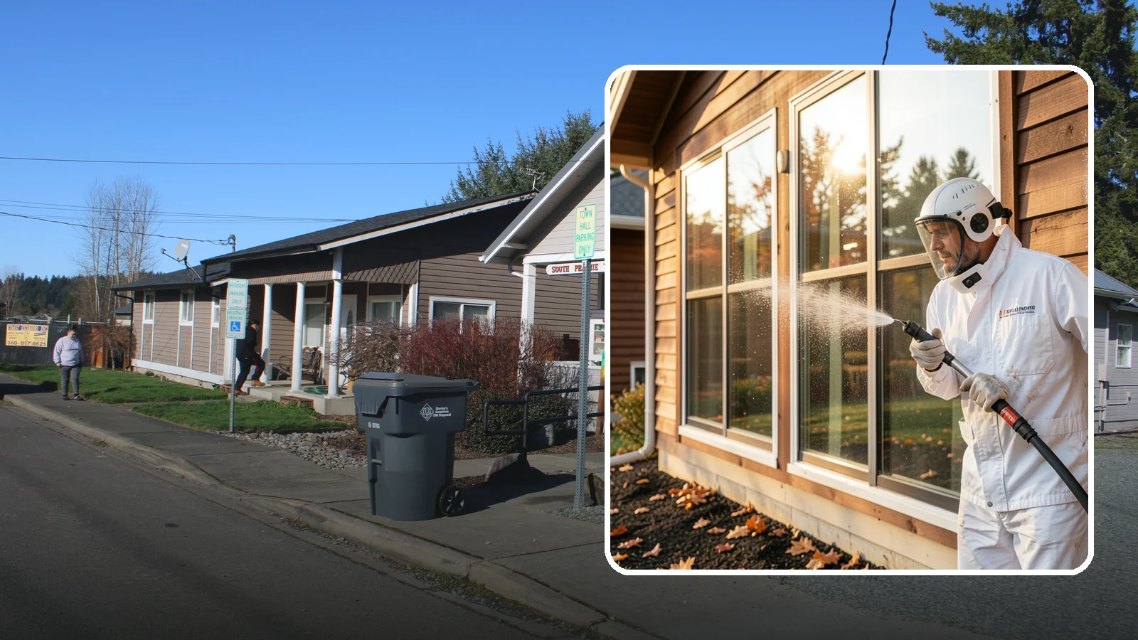Glass Restoration Cleaning in South Prairie, Pierce County, WA - Intensive restoration for neglected glass, lifting layered mineral buildup and staining that ordinary washing can't remove.