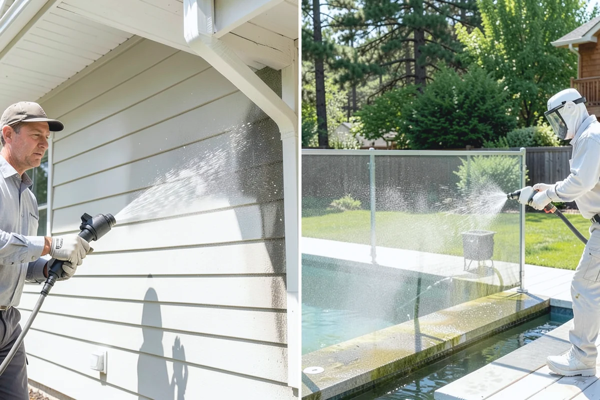 Glass Restoration Cleaning in Sumner, Pierce County, WA - Evaluate the type and depth of the staining