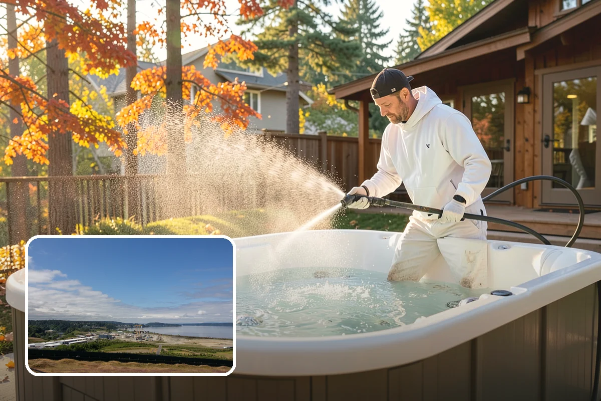 Glass Restoration Cleaning in University Place, Pierce County, WA - Lifts layered mineral buildup ordinary washing leaves