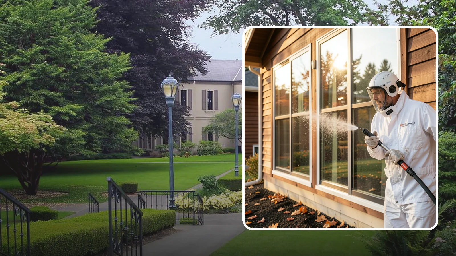 Glass Restoration Cleaning in Woodinville, King County, WA - Intensive restoration for neglected glass, lifting layered mineral buildup and staining that ordinary washing can't remove.
