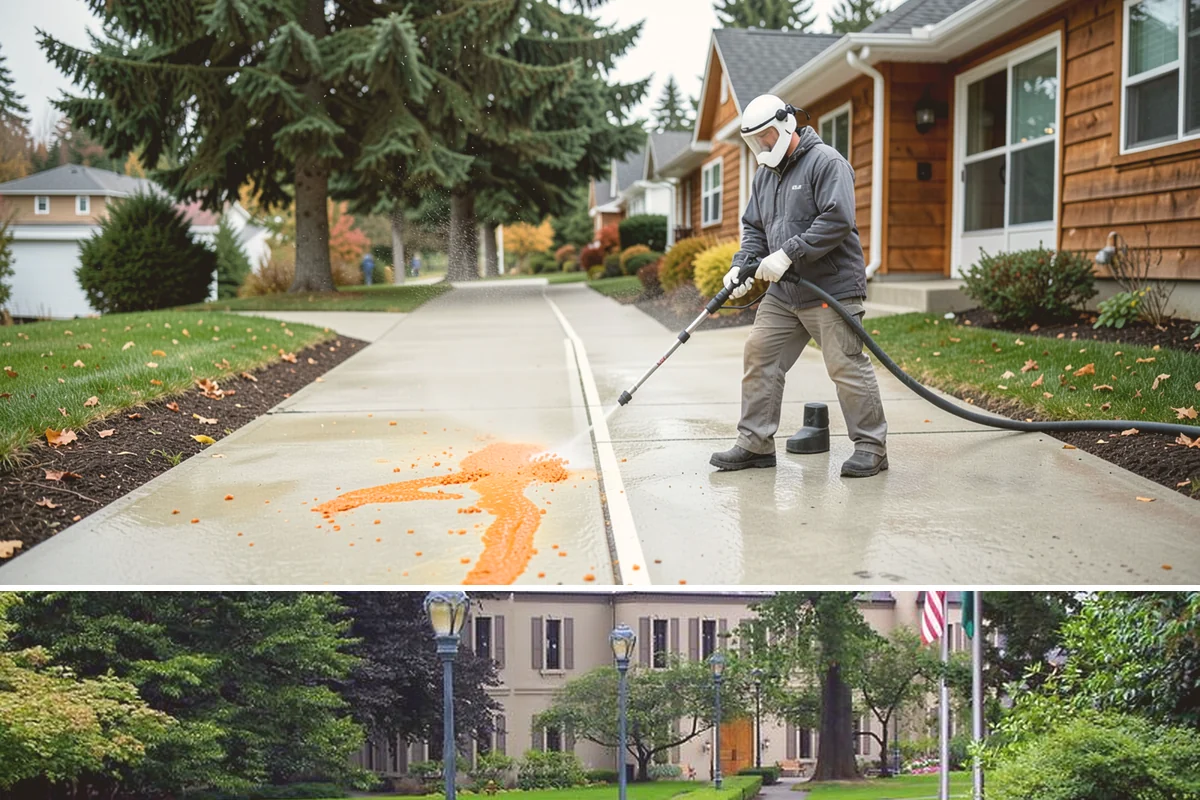 Glass Restoration Cleaning in Woodinville, King County, WA - Restoration can be done year-round, though drier weather helps products dwell and rinse cleanly.