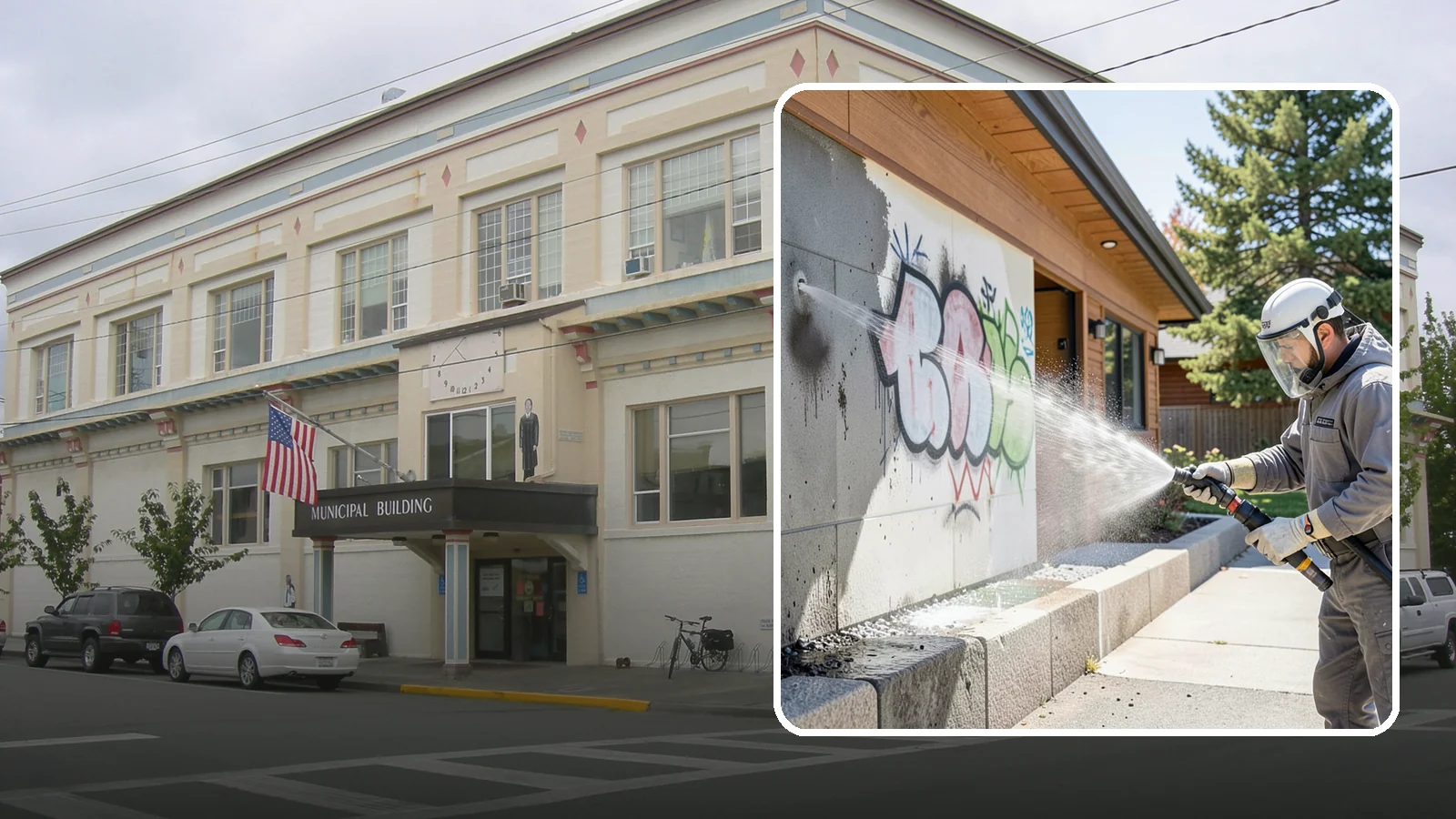 Graffiti Abatement Program in Anacortes, Skagit County, WA - A recurring graffiti-removal program for commercial properties that erases tags fast from walls, signage, and hardscapes across...