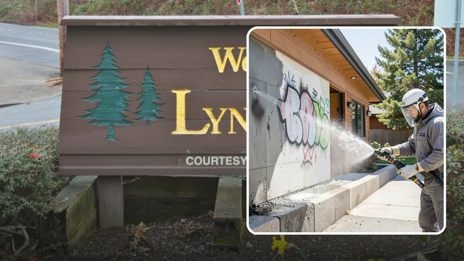 Graffiti Abatement Program in Lynnwood, Snohomish County, WA - A recurring graffiti-removal program for commercial properties that erases tags fast from walls, signage, and hardscapes across...