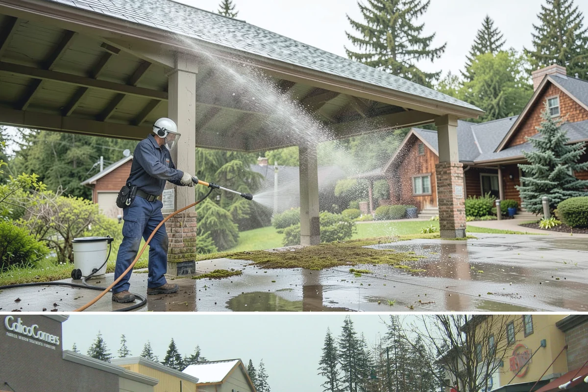 Graffiti Abatement Program in Mill Creek, Snohomish County, WA - Graffiti abatement runs year-round, with the fastest response critical in winter when rain drives paint deeper into porous...