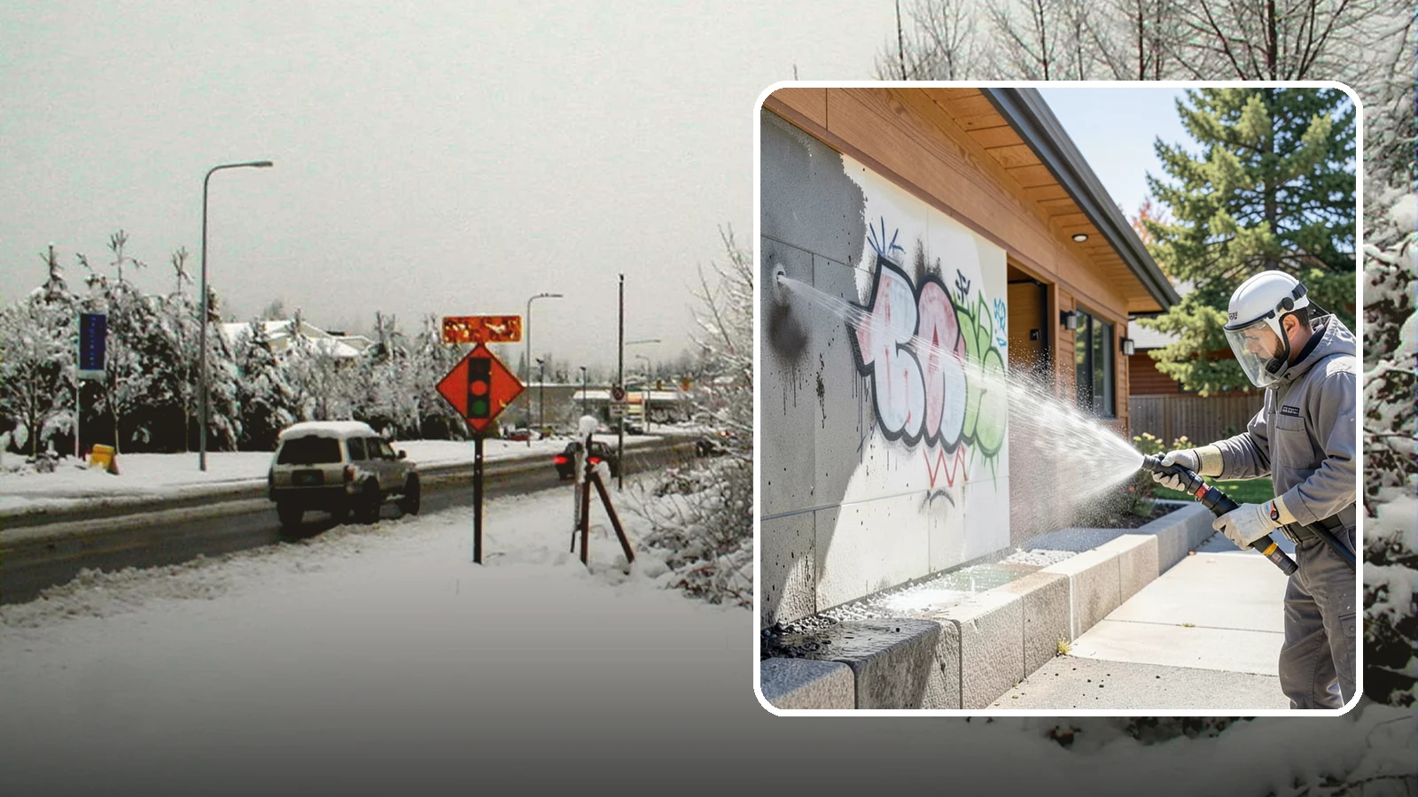Graffiti Abatement Program in Newcastle, King County, WA - A recurring graffiti-removal program for commercial properties that erases tags fast from walls, signage, and hardscapes across...