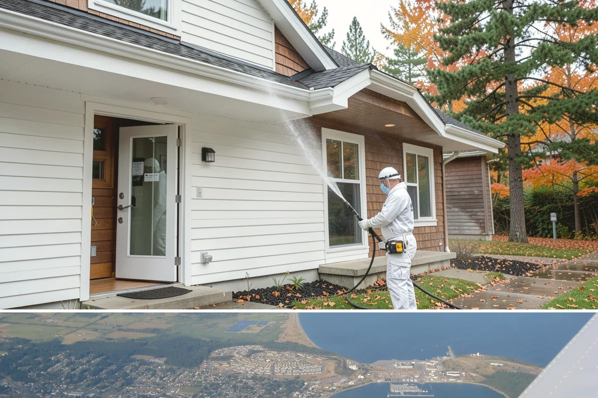 Graffiti Abatement Program in Oak Harbor, Island County, WA - Graffiti abatement runs year-round, with the fastest response critical in winter when rain drives paint deeper into porous...