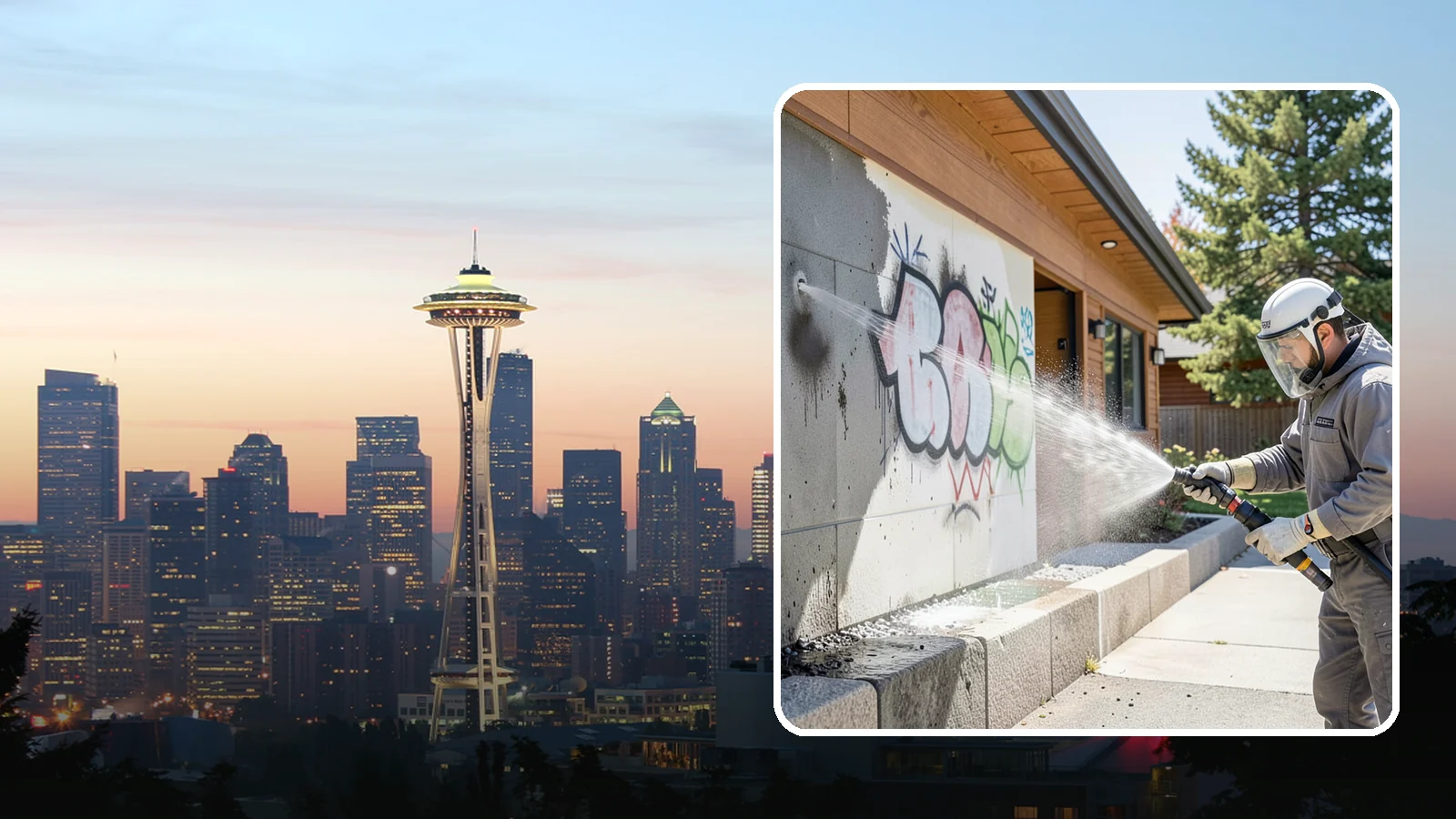 Graffiti Abatement Program in Seattle, King County, WA - A recurring graffiti-removal program for commercial properties that erases tags fast from walls, signage, and hardscapes across...