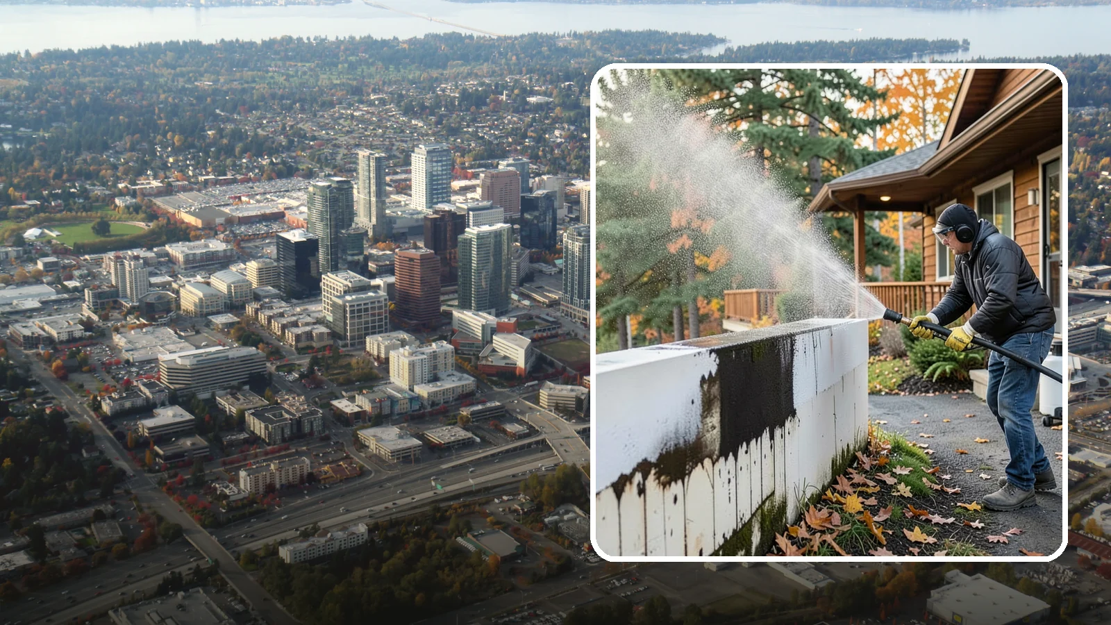 Graffiti Removal in Bellevue, King County, WA - We remove graffiti from Washington buildings and surfaces quickly before it invites more vandalism.