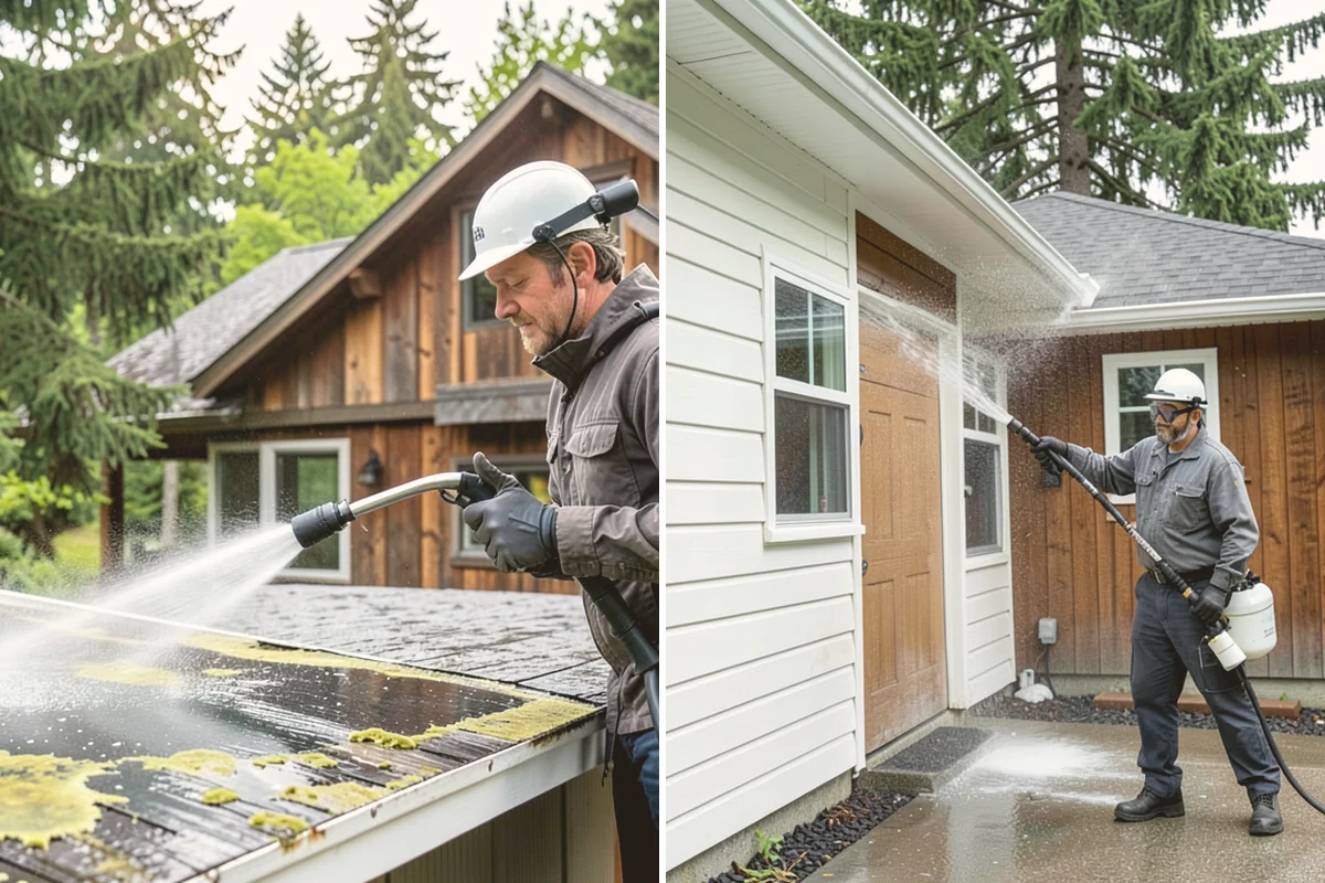 Graffiti Removal in Bellevue, King County, WA - Identify the substrate and paint type