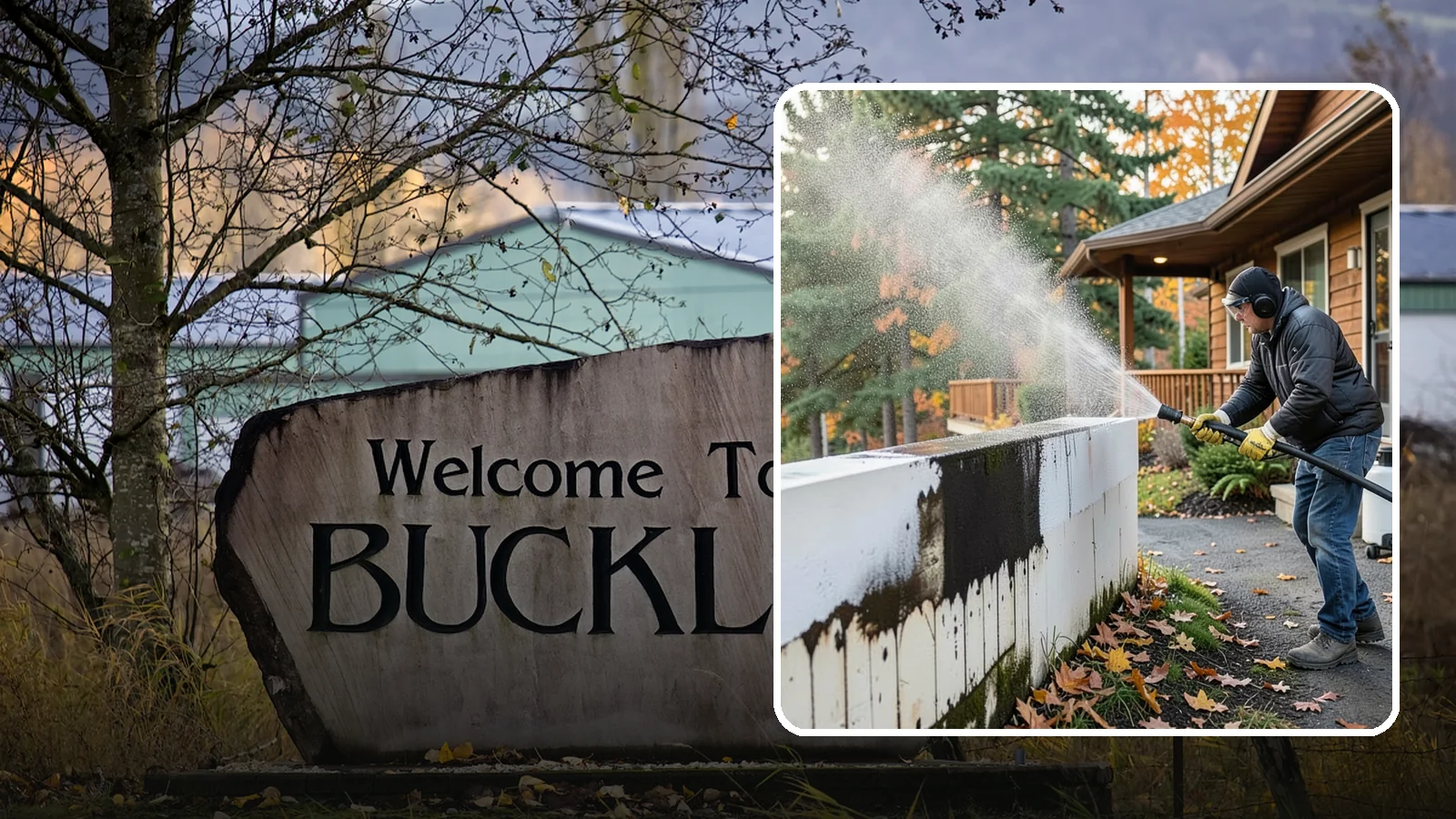 Graffiti Removal in Buckley, Pierce County, WA - We remove graffiti from Washington buildings and surfaces quickly before it invites more vandalism.