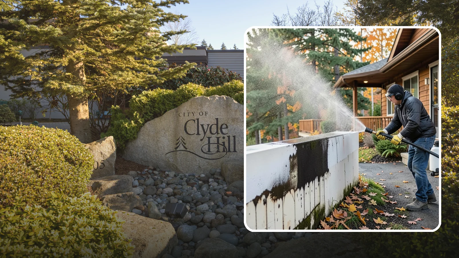 Graffiti Removal in Clyde Hill, King County, WA - We remove graffiti from Washington buildings and surfaces quickly before it invites more vandalism.