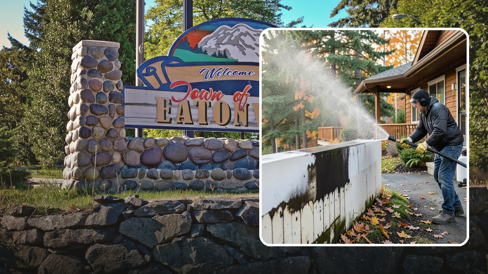 Graffiti Removal in Eatonville, Pierce County, WA - We remove graffiti from Washington buildings and surfaces quickly before it invites more vandalism.