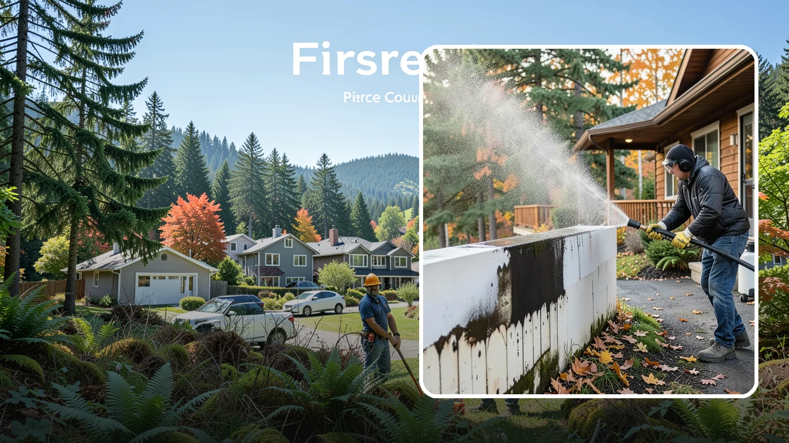 Graffiti Removal in Fircrest, Pierce County, WA - We remove graffiti from Washington buildings and surfaces quickly before it invites more vandalism.