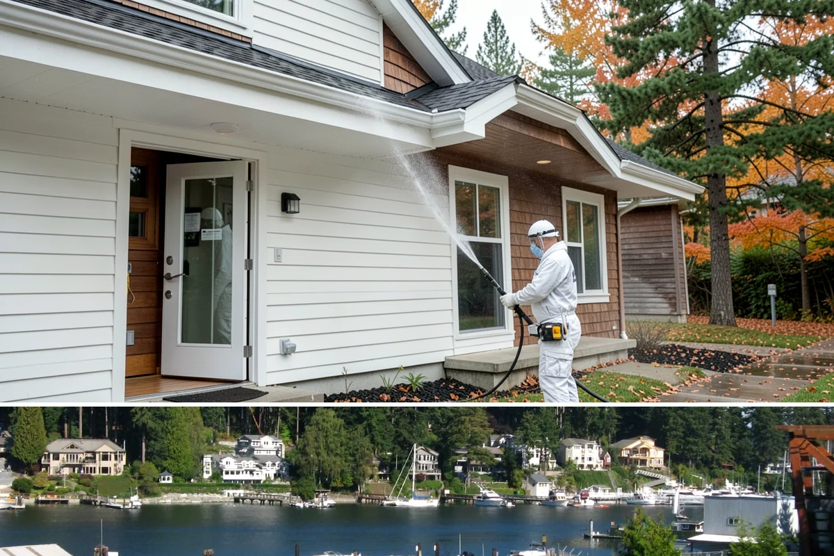 Graffiti Removal in Gig Harbor, Pierce County, WA - Graffiti should be removed as soon as it appears in any season, though warmer, drier days speed up solvent action.